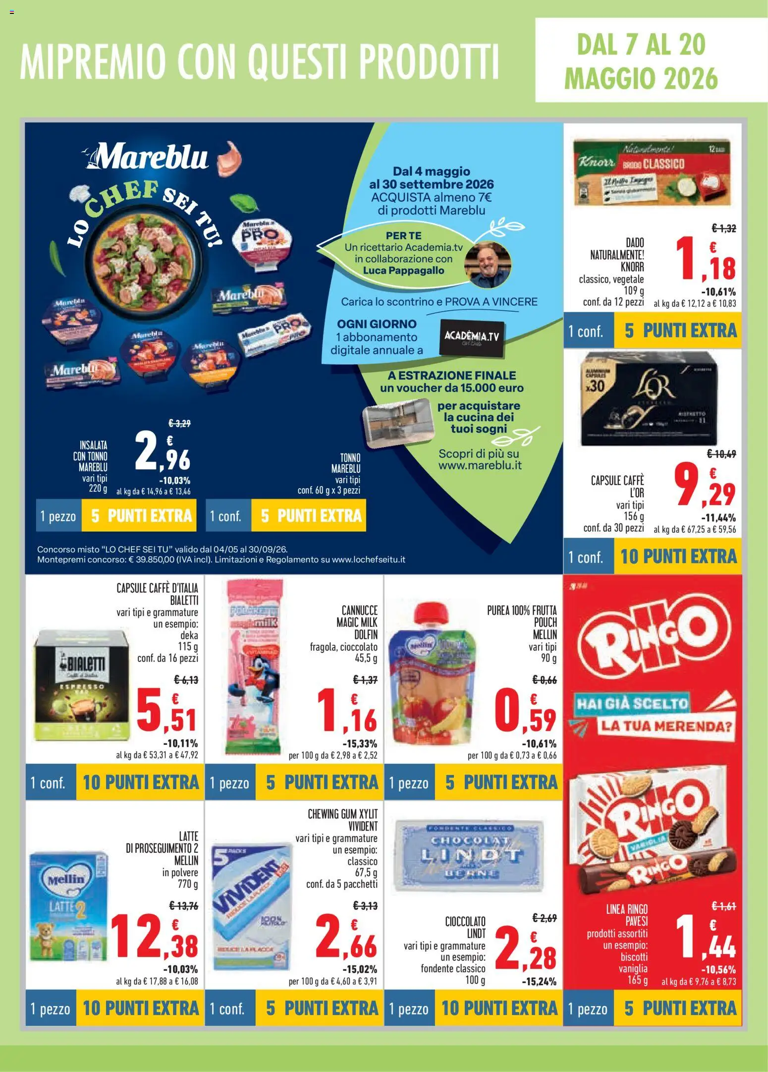 Volantino Conad del 23.04.2026 | Pagina: 13 | Prodotti: Caffè, Tè, Biscotti, Insalata