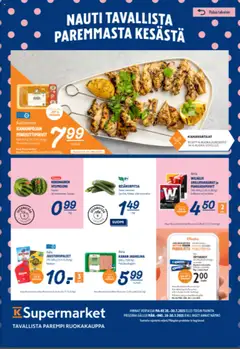 Katso K-Supermarket tarjoukset voimassa alkaen 28.07.2025
