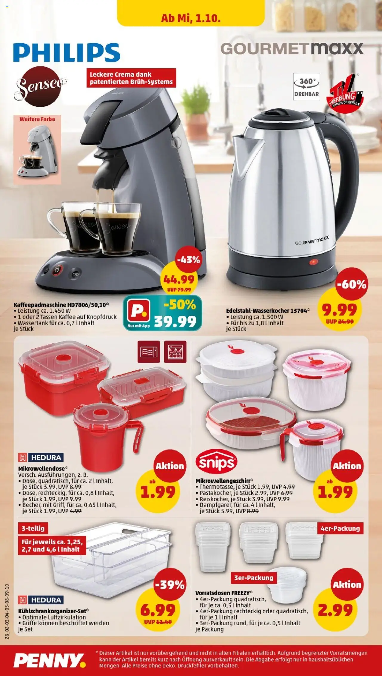 Penny - Bayern  – gültig ab 29.09.2025 | Seite: 30 | Produkte: Philips, Kaffee