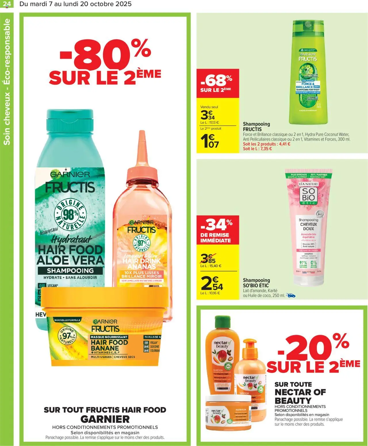 {H1} | Page: 26 | Produits: Masque, Banane, Lait, Huile