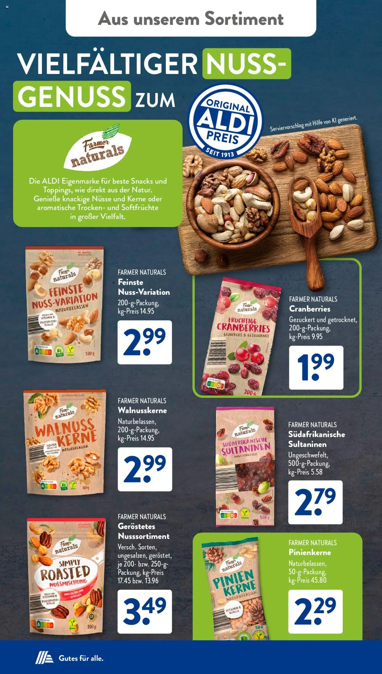 Aldi Süd Prospekt 	 - gültig ab dem 08.09.2025 | Seite: 24 | Produkte: Nüsse
