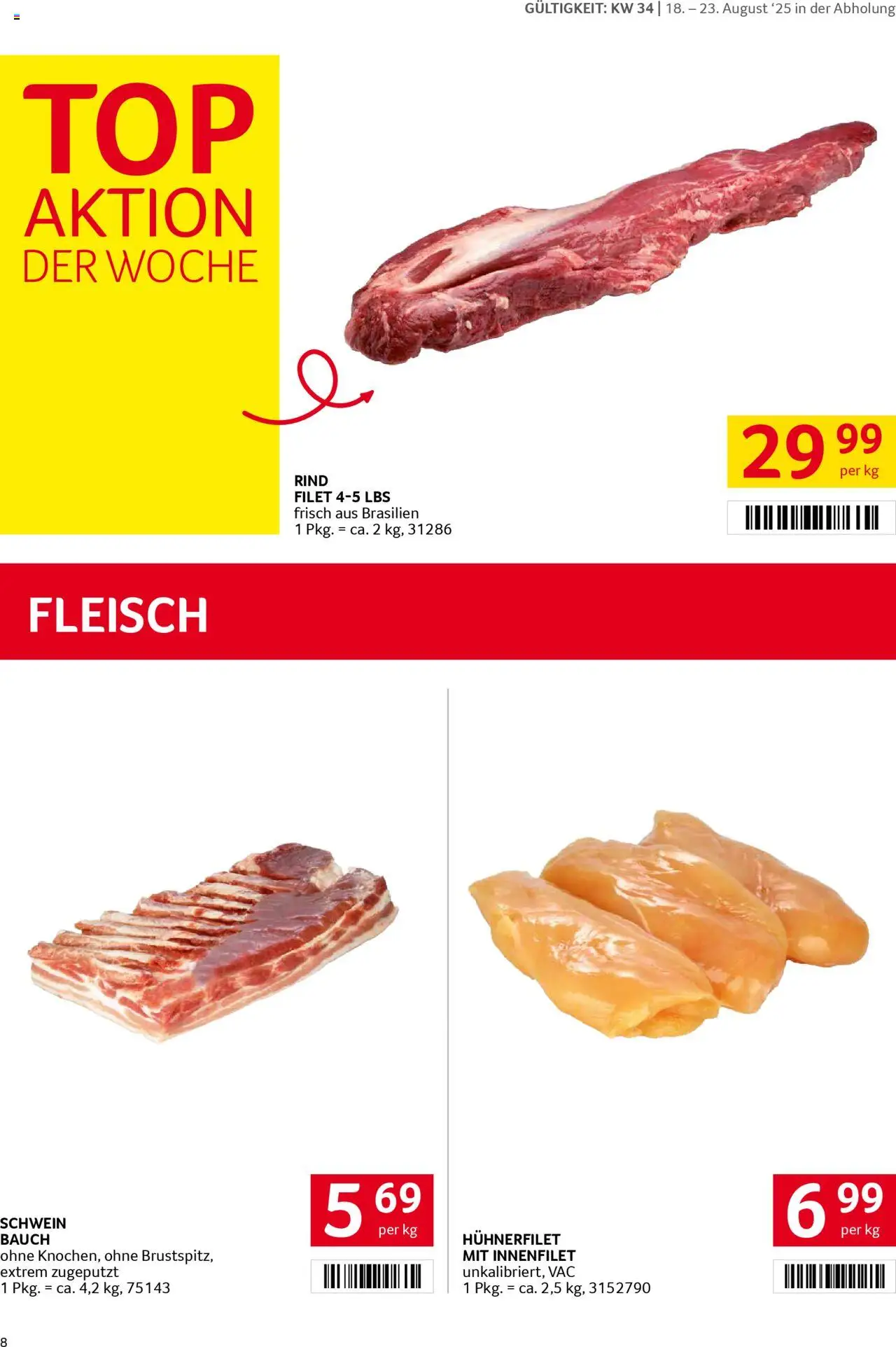 Transgourmet Flugblatt gültig ab 17.08.2025 | Seite: 8