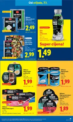 Milbona High protein sir, 150 g ili 280 g, Mozzarella ili meki sir - Pregled kataloga iz trgovine Lidl, vrijedi od 07.01.2026 | Stranica: 25