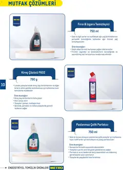 30.12.2025 tarihinden itibaren geçerli olan Metro kataloğu önizlemesi | Sayfa: 10 | Ürünler: Kireç çözücü, Halı, Parlatıcı, Su