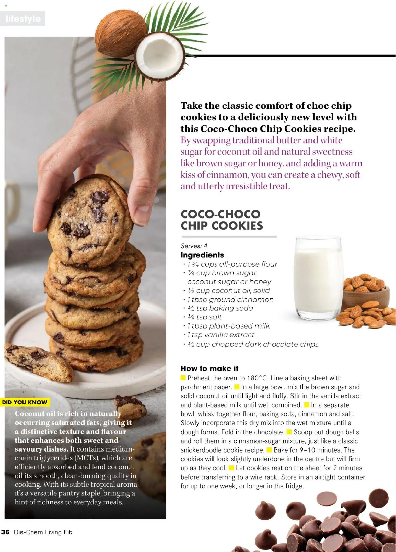 New Dis-Chem catalogue – valid from 26.11.2025 | Page: 38 | Products: Flour, Chocolate, Touca de banho, Cookies