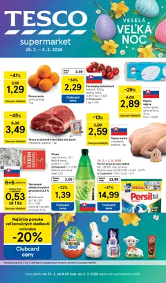 Tesco leták platný od 25.02.2026