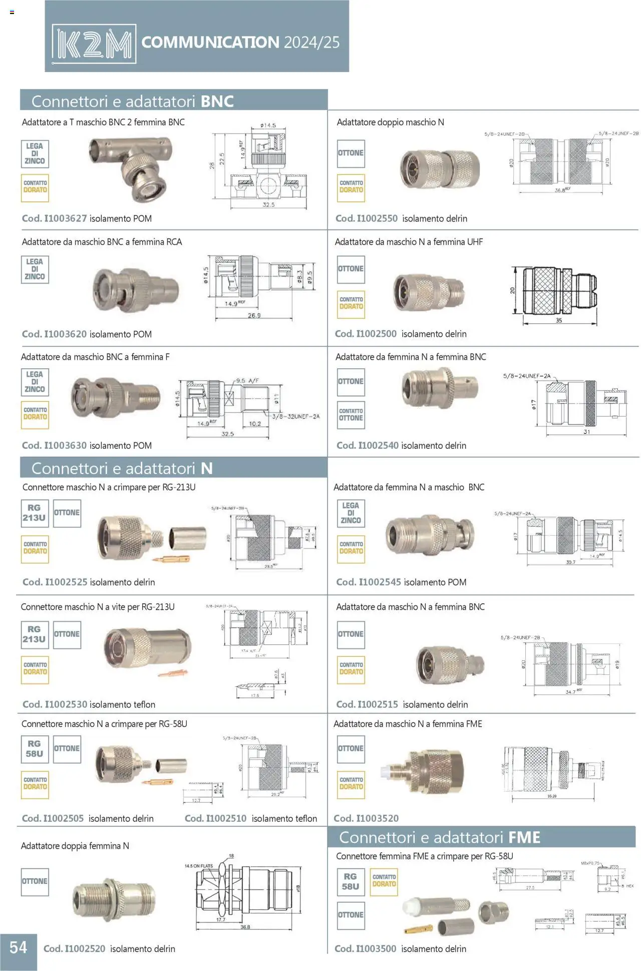 Volantino GBC del 31.05.2025 | Pagina: 54 | Prodotti: Connettore, Adattatore