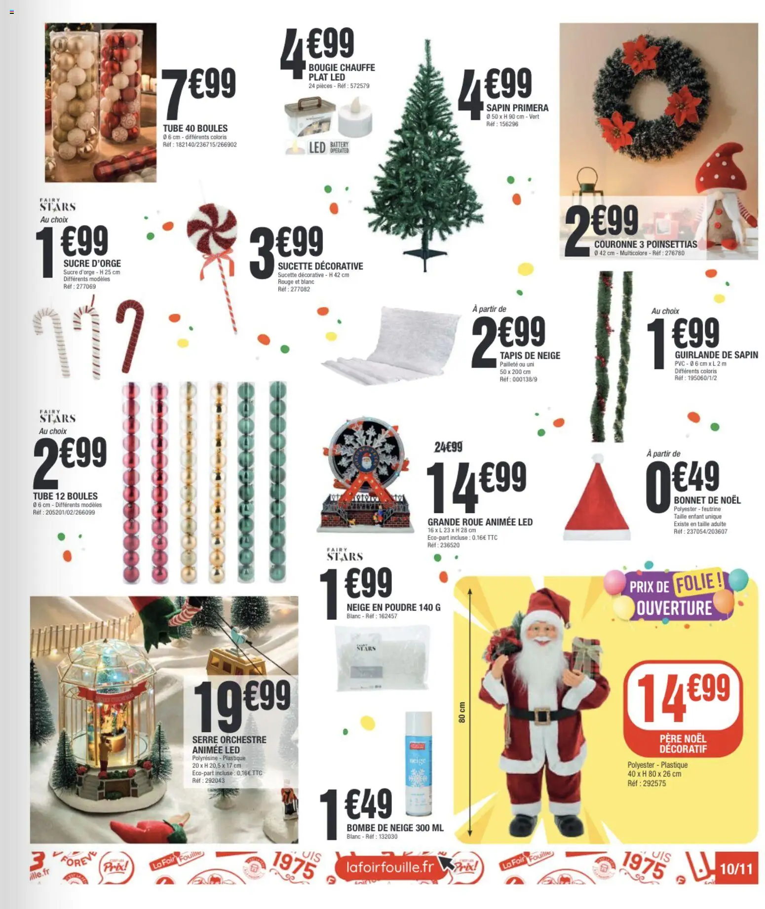 {H1} | Page: 11 | Produits: Bonnet, Sucre, Poudre, Tapis