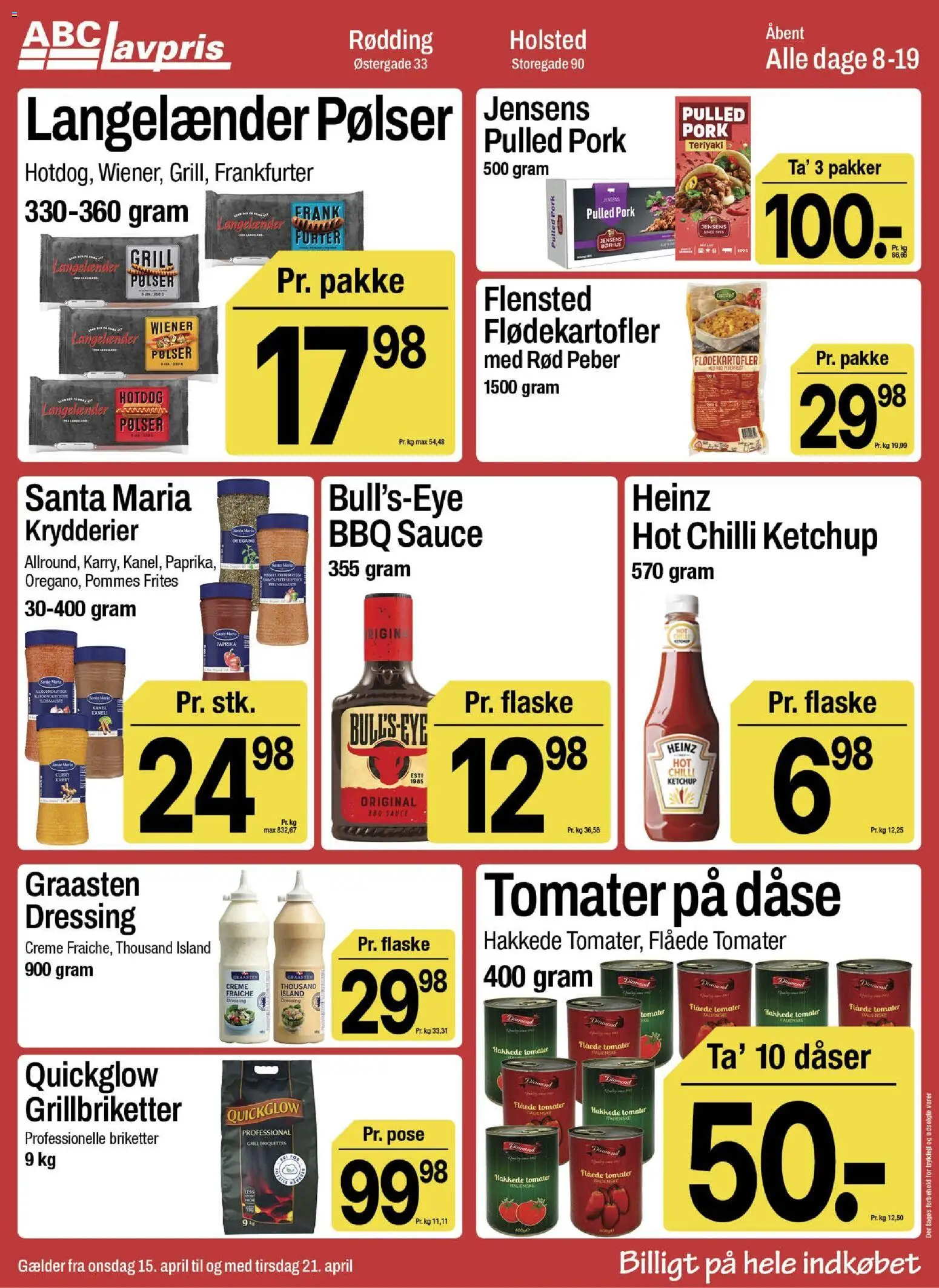 Abc Lavpris tilbudsavis – gyldig fra 15.04.2026 | Side: 2 | Produkter: Karry, Kanel, Peber, Paprika