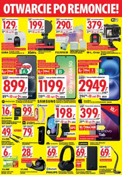 Pogląd oferty "Mediaexpert Gazetka - Otwarcie po remoncie Kościan" - ważna od 19.02.2026 | Strona: 4 | Produkty: Smartfon, Tablet, Karta pamięci, Adapter