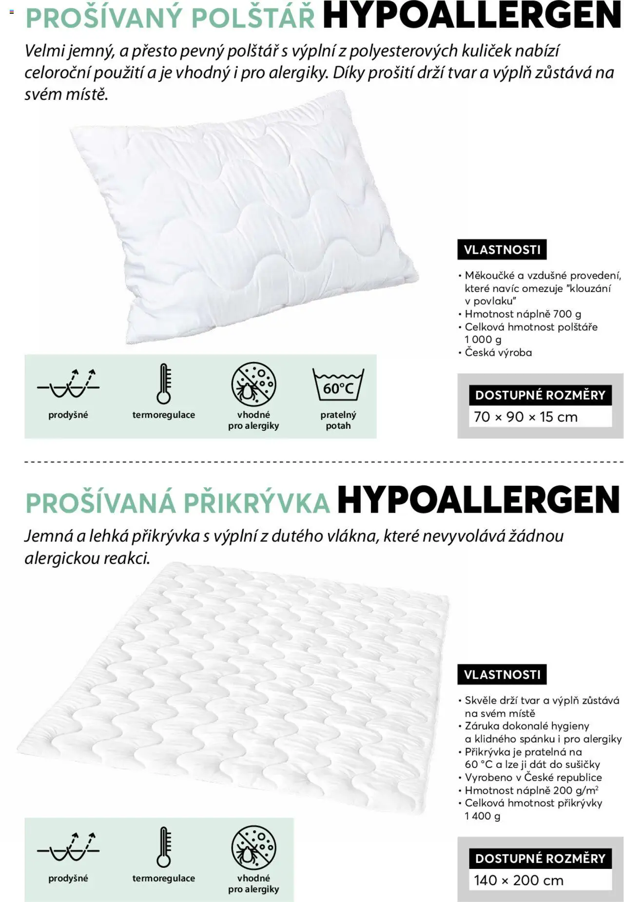 Mountfield katalog - Postelové matrace od 23.10.2024 | Strana: 14 | Produkty: Polštáře, Polštář, Přikrývka