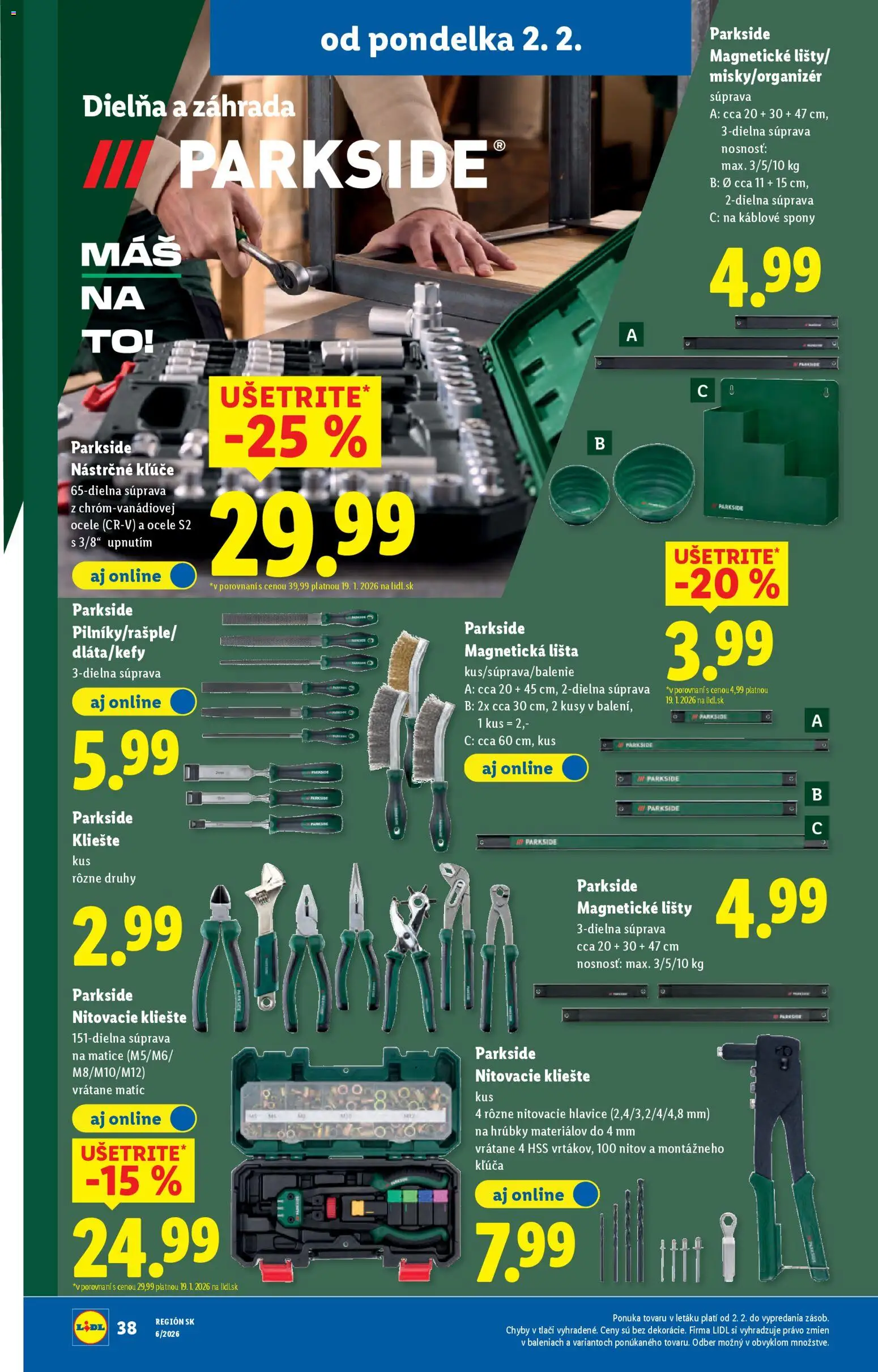 Nové Lidl akcie – leták je platný od 05.02.2026 | Strana: 87 | Produkty: Parkside