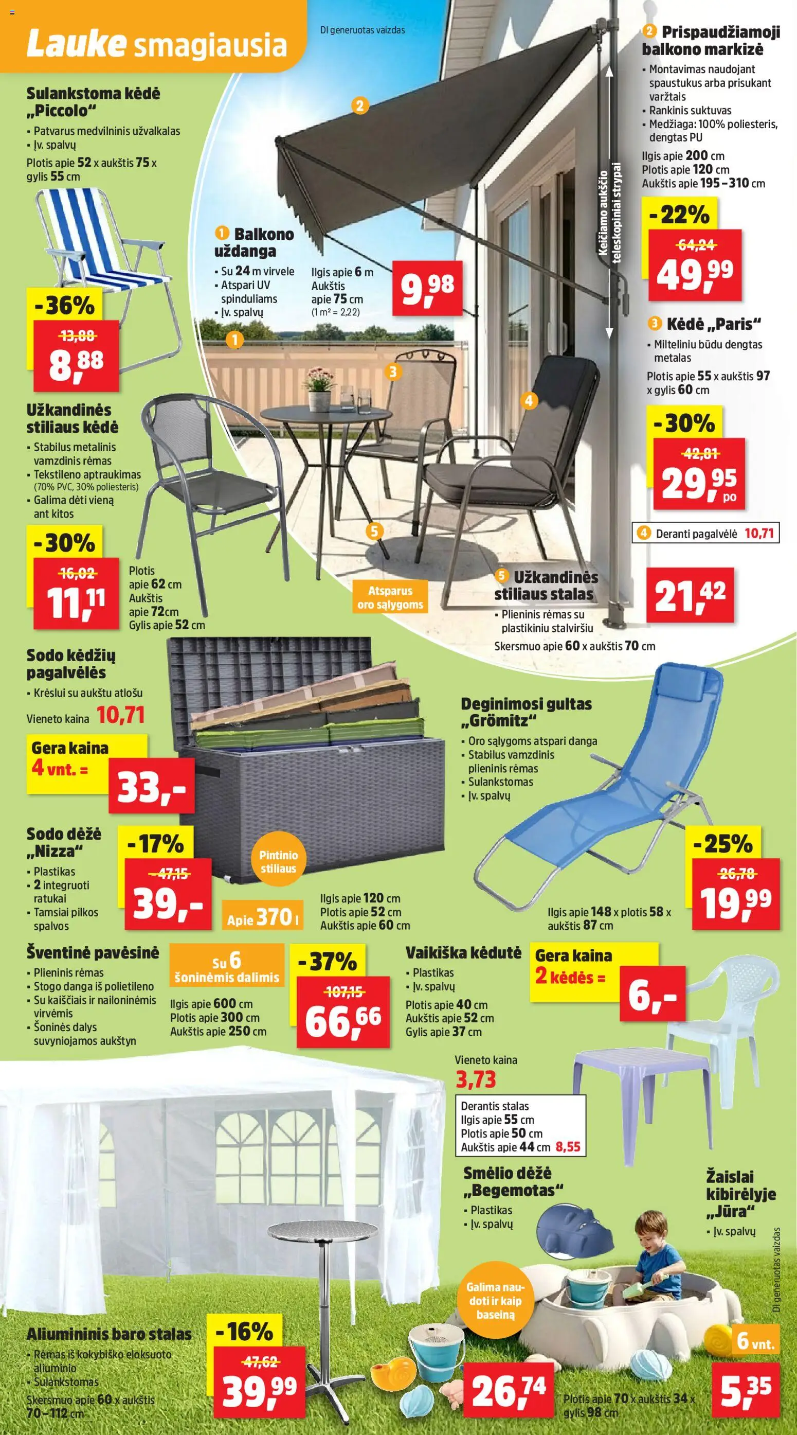 Thomas Philipps akcijos nuo 20.04.2026 | Puslapis: 5 | Prekių: Gultas, Stalas, Kėdė, Dėžė