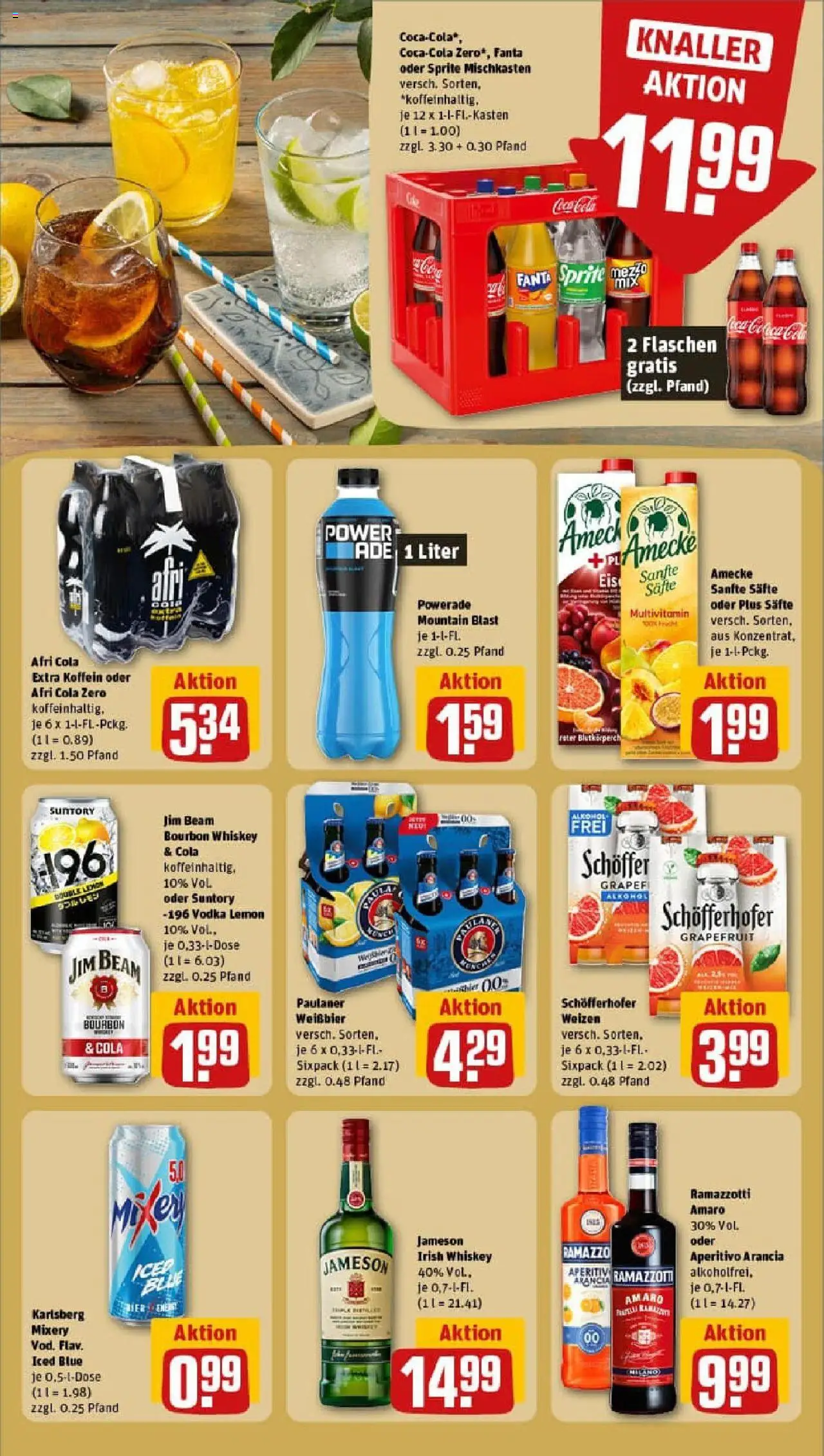 Rewe prospekt Dreieich / Götzenhain	 – gültig ab 13.10.2025 | Seite: 11 | Produkte: Jim beam, Whiskey, Ramazzotti, Paulaner