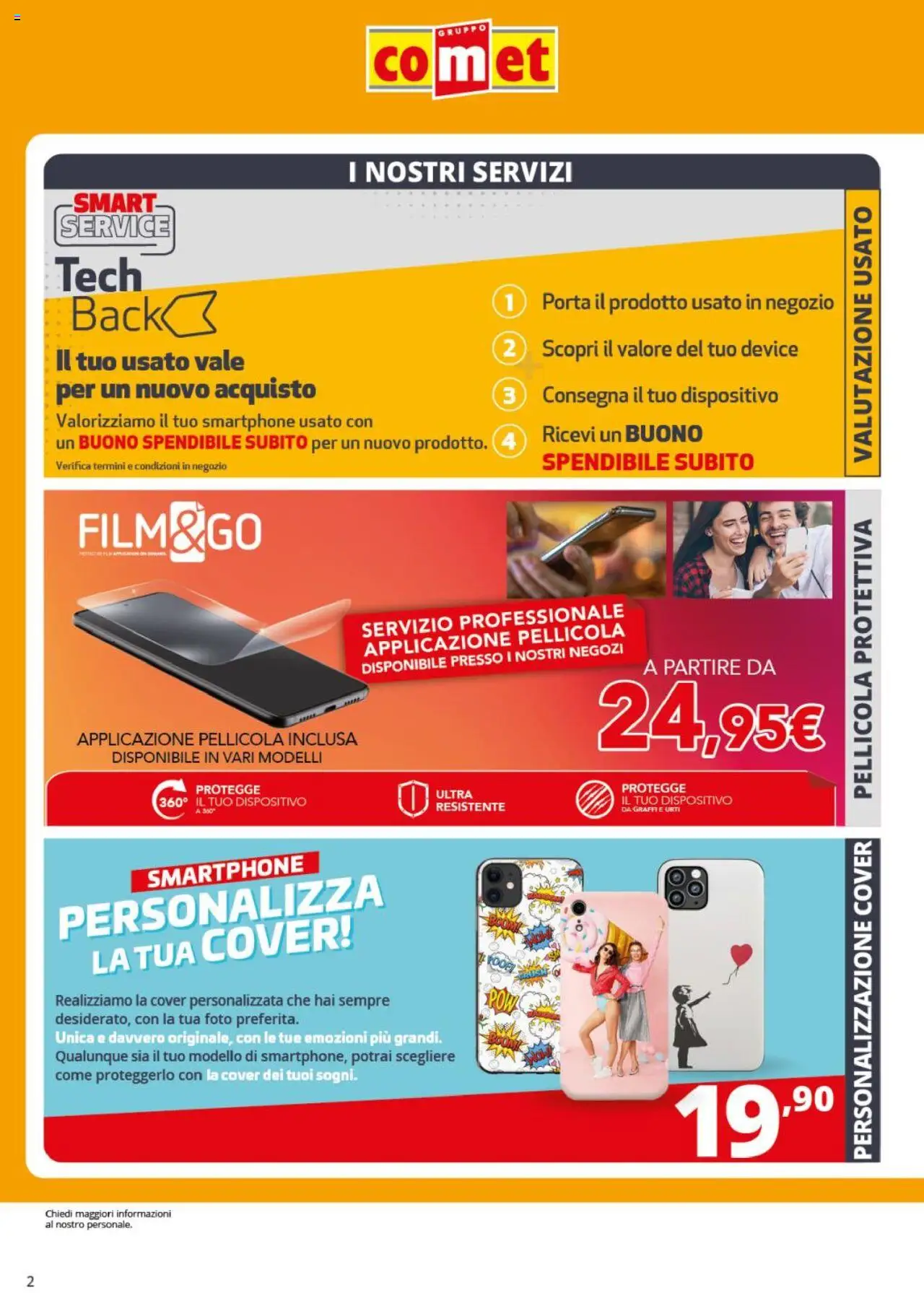 Volantino Comet del 26.09.2025 | Pagina: 2 | Prodotti: Smartphone, Pellicola