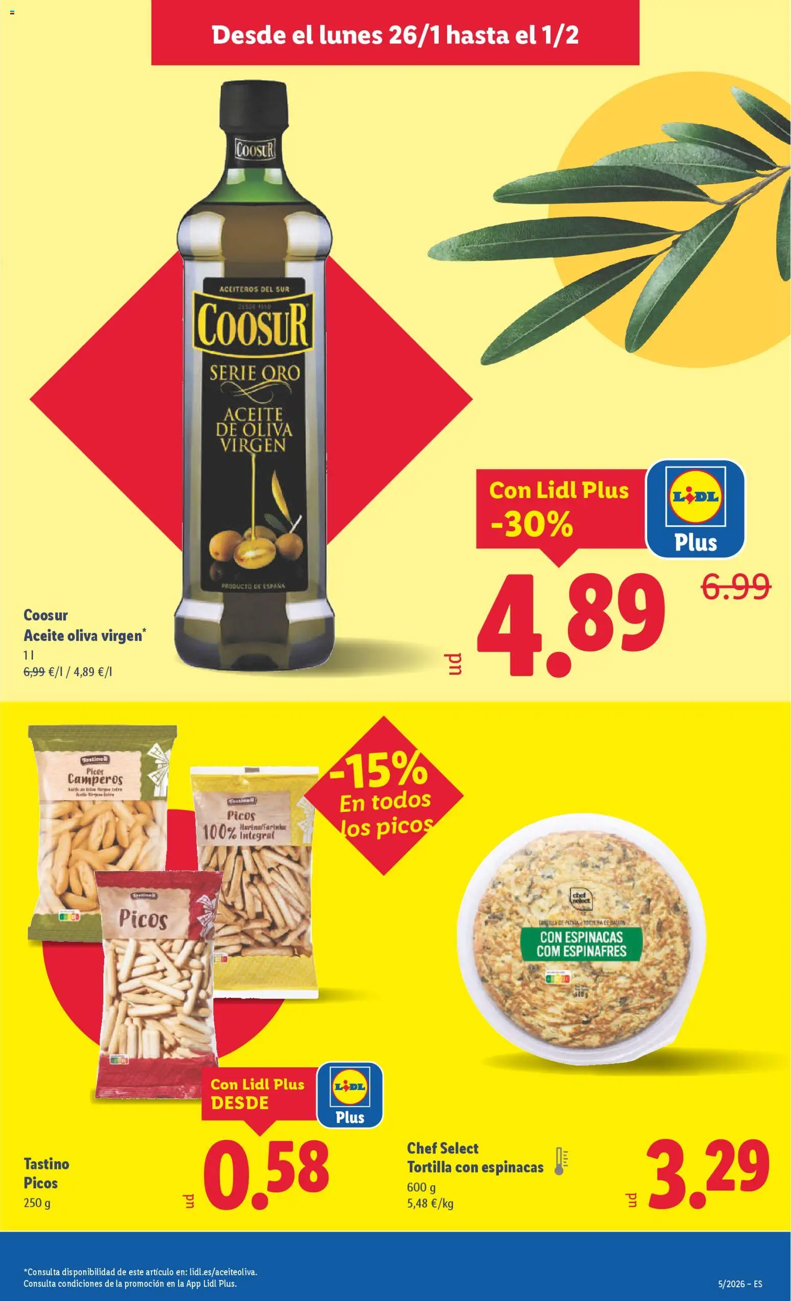 Lidl folleto │ válido desde el 26.01.2026 | Página: 13 | Productos: Aceite, Πορσελάνη, Aceite de oliva