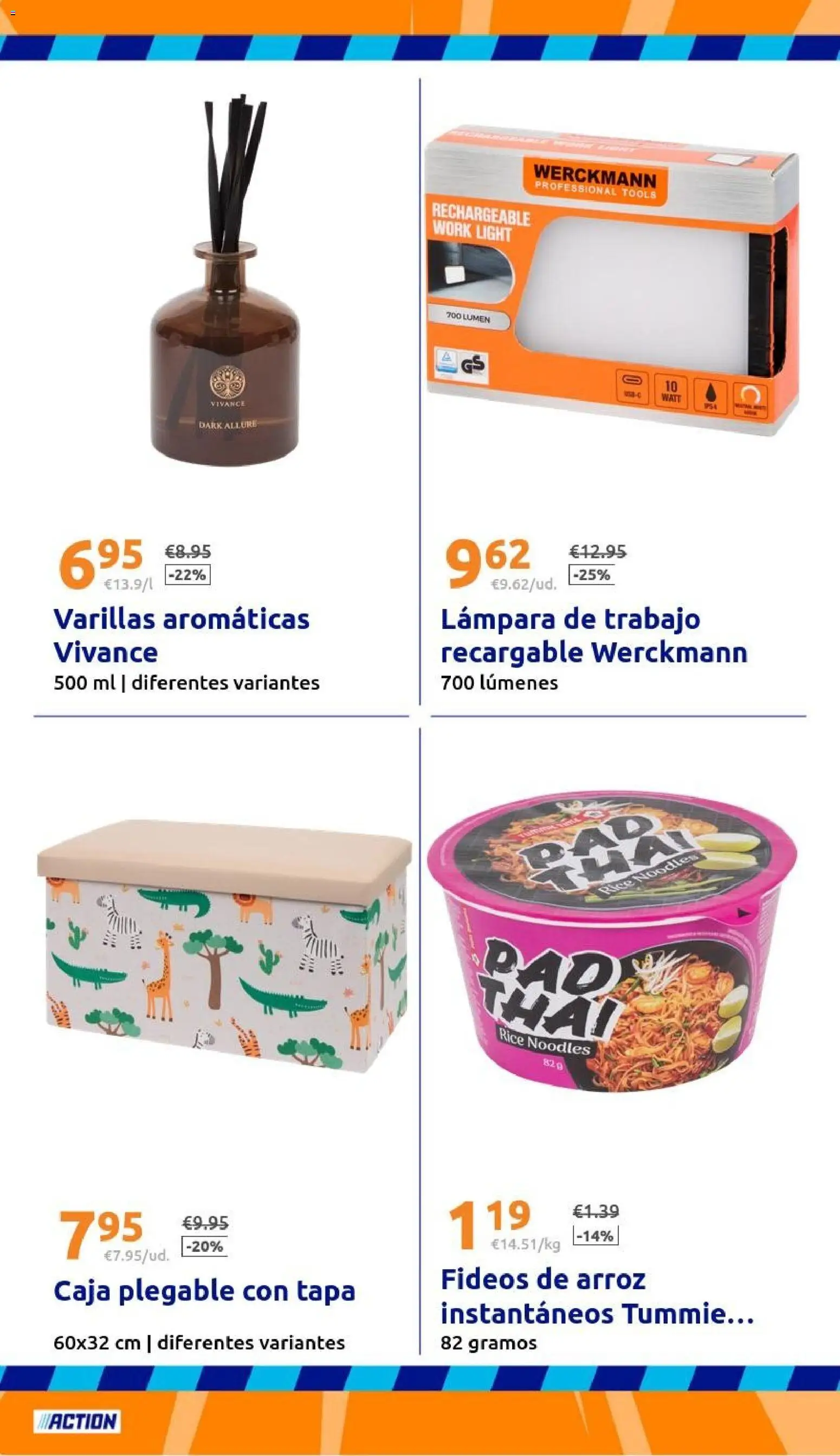 Action - Action ES week 3 2026 │ válido desde el 14.01.2026 | Página: 30 | Productos: Arroz, Fideos, Caja, Lámpara