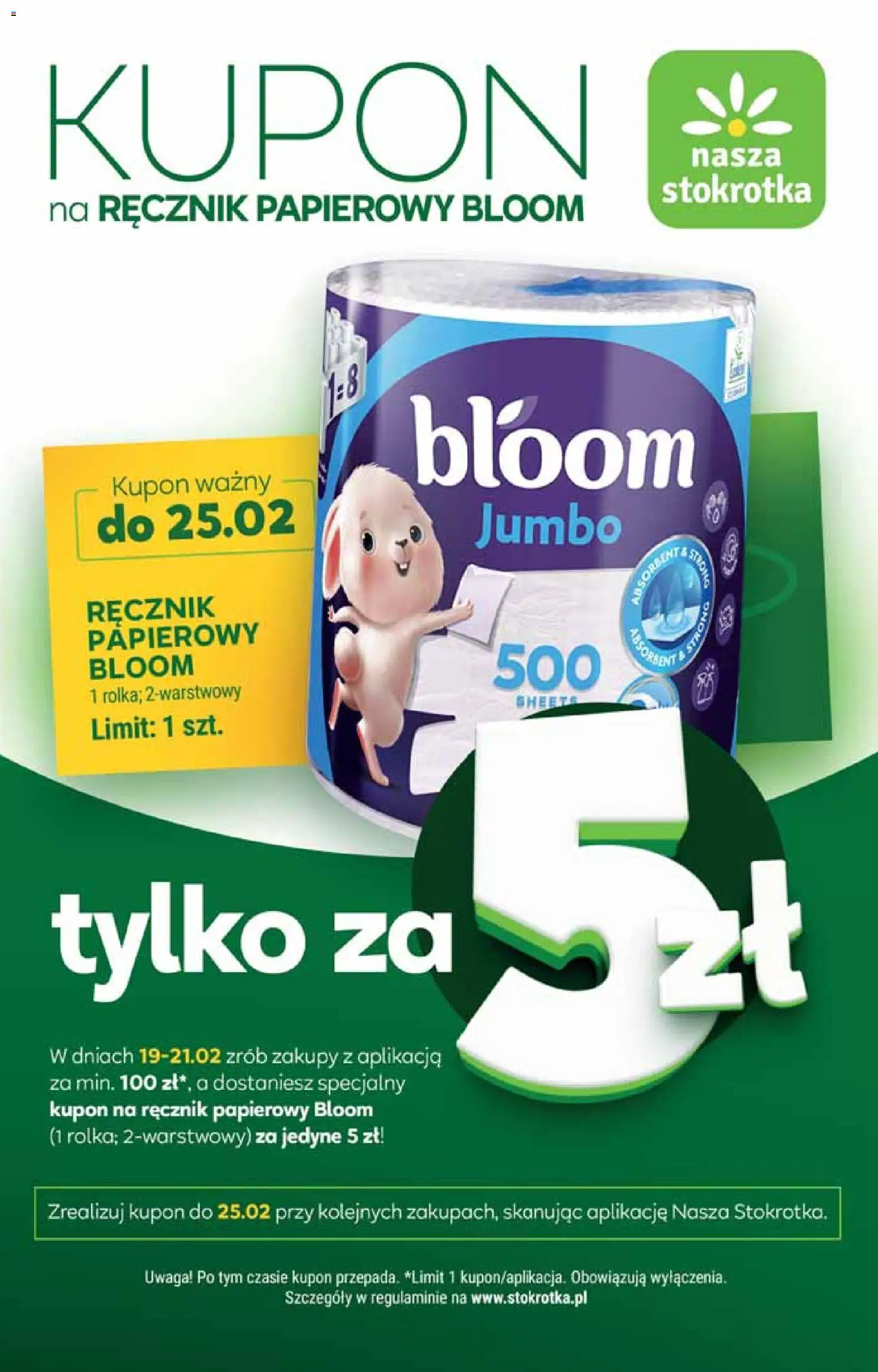 Stokrotka Gazetka od 19.02.2026 | Strona: 2 | Produkty: Stokrotka, Ręcznik papierowy