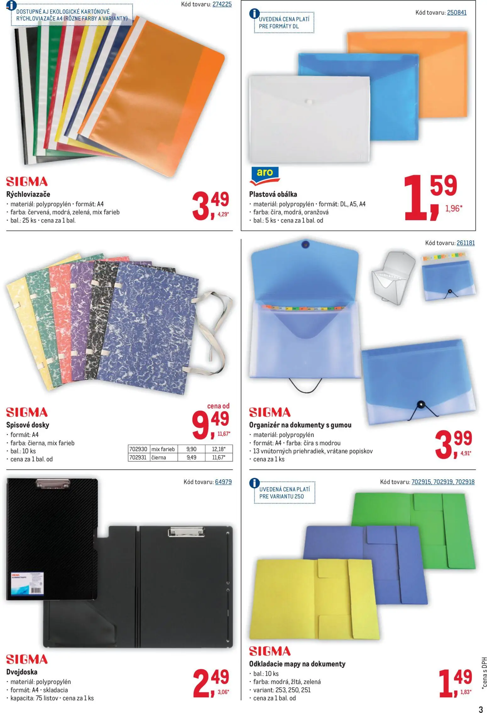 Nové Metro akcie – leták je platný od 10.12.2025 | Strana: 3 | Produkty: Organizér