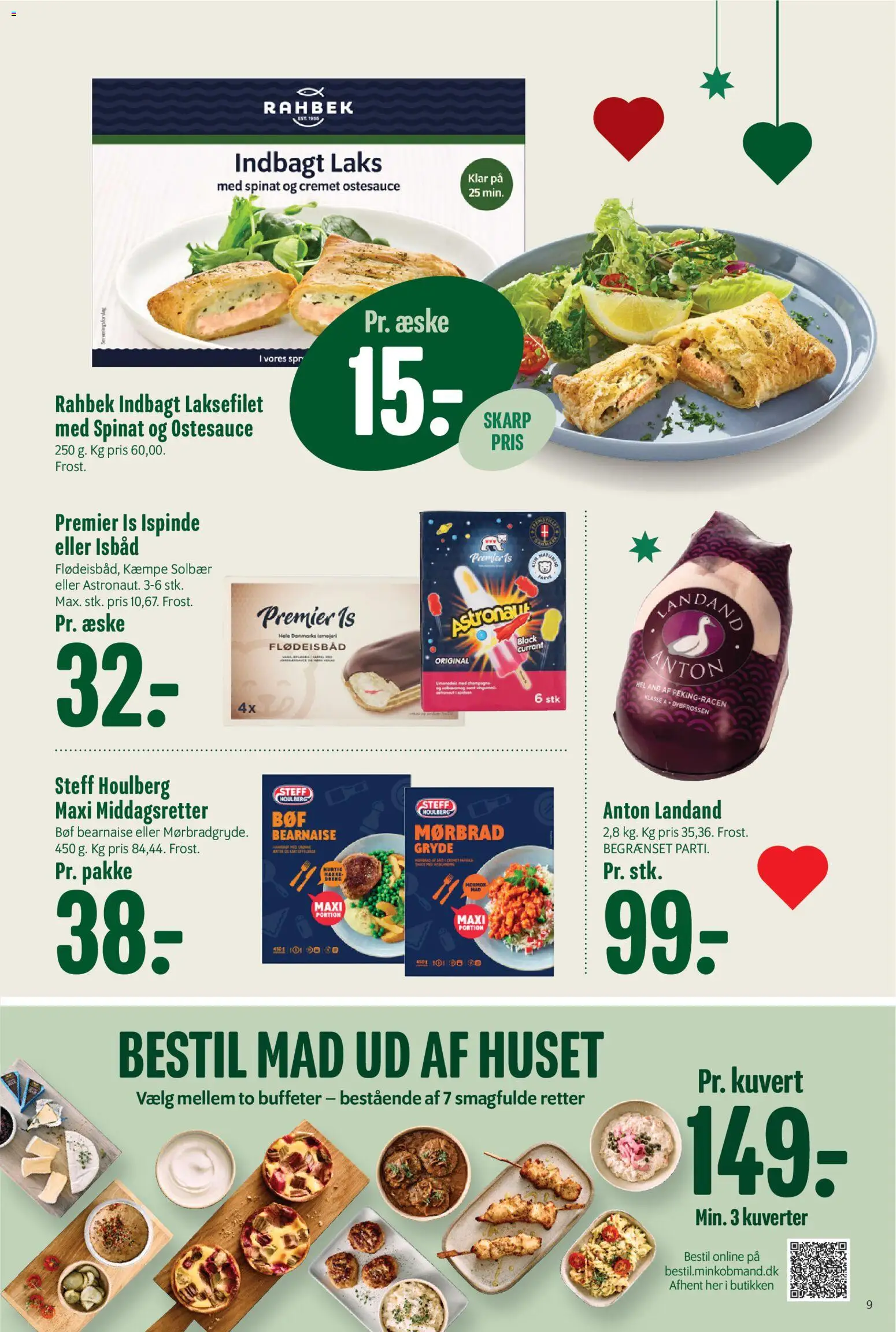 Min Købmand tilbudsavis – gyldig fra 21.11.2025 | Side: 10 | Produkter: Is, Solbær, Spinat