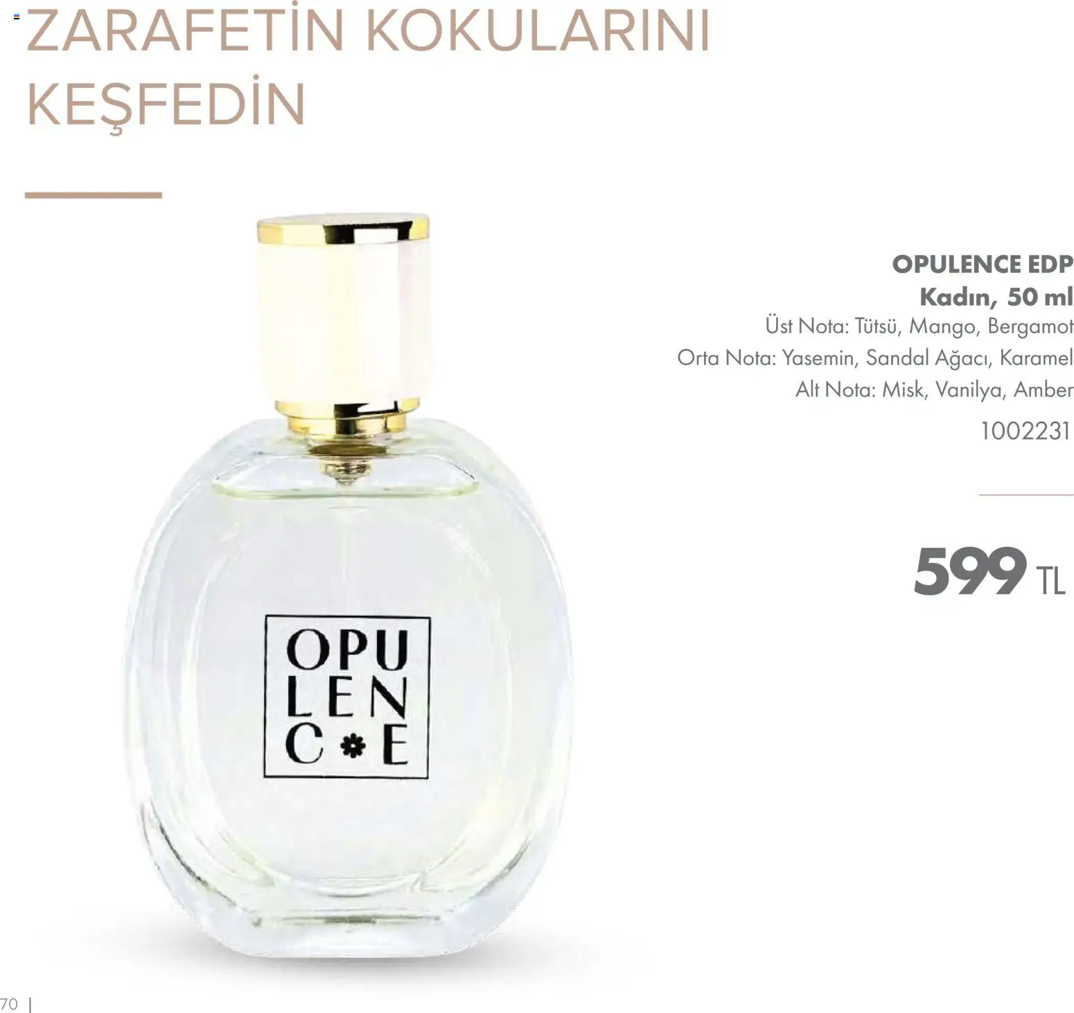 Farmasi Katalog - 01.11.2025 tarihinden itibaren geçerlidir | Sayfa: 70