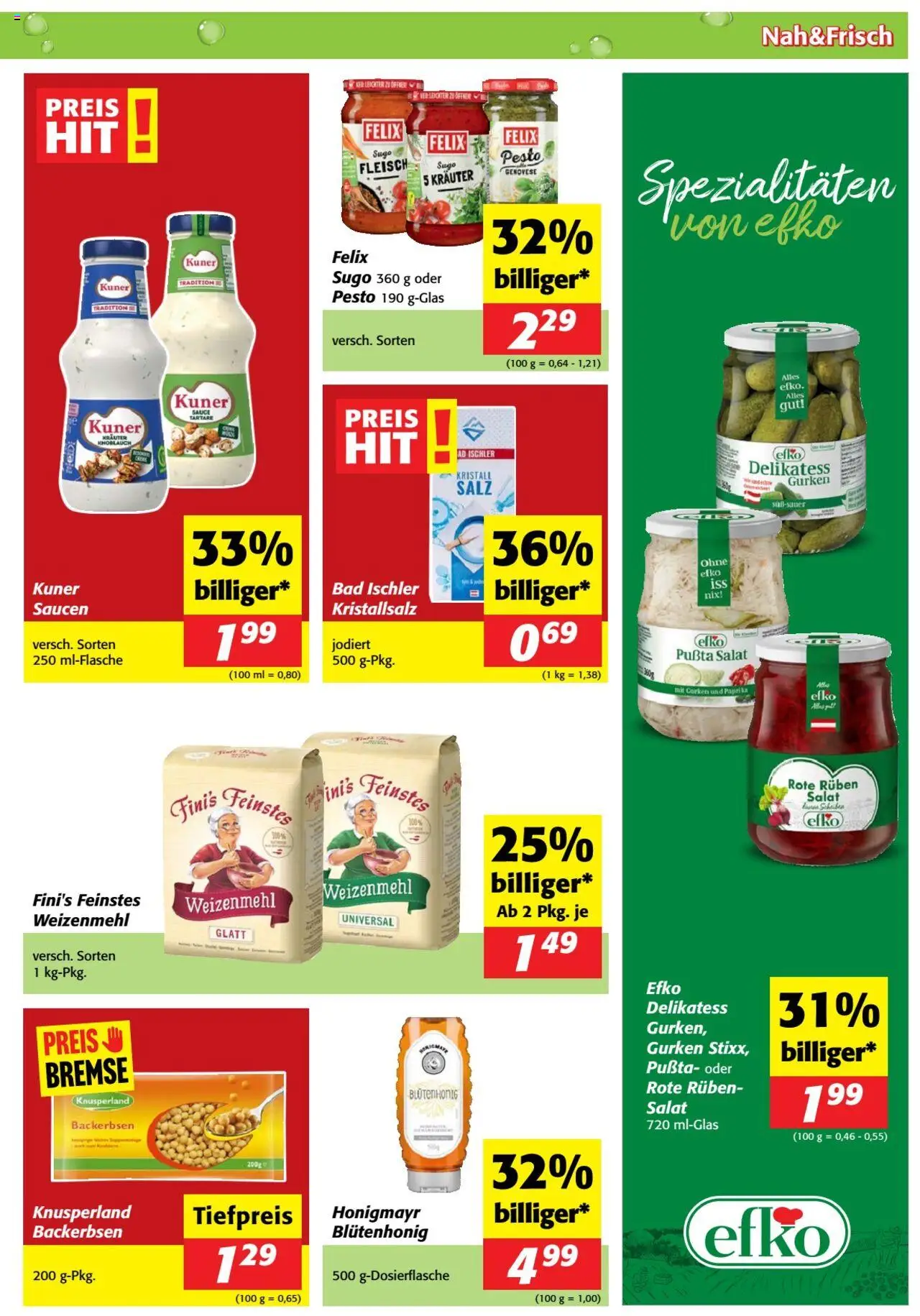 Nah und Frisch Flugblatt gültig ab 13.08.2025 | Seite: 5 | Produkte: Gurken, Salat, Knoblauch, Bad