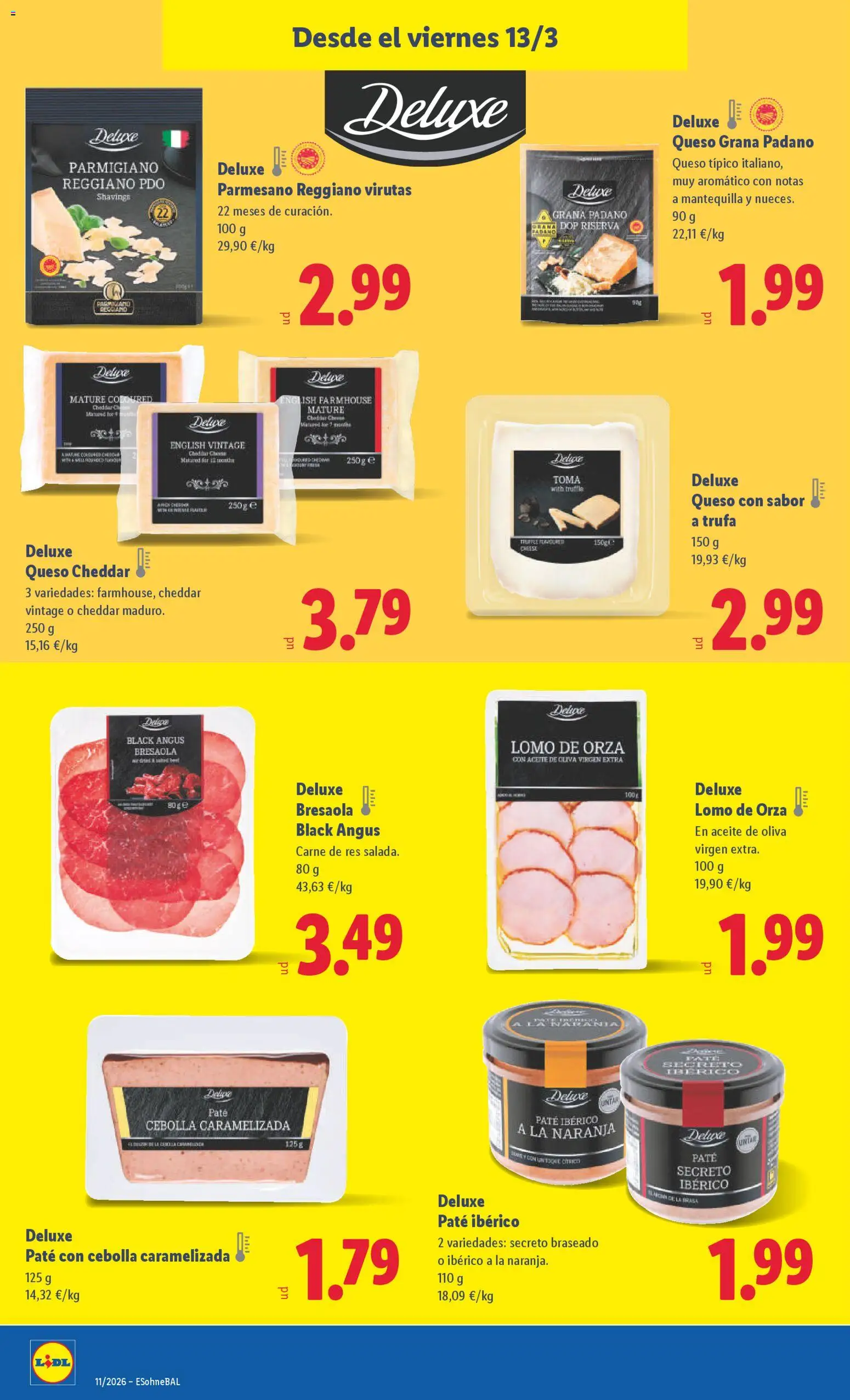 Lidl folleto │ válido desde el 09.03.2026 | Página: 40 | Productos: Paté, Aceite de oliva, Aceite de oliva virgen extra, Παγωμένο τσάι