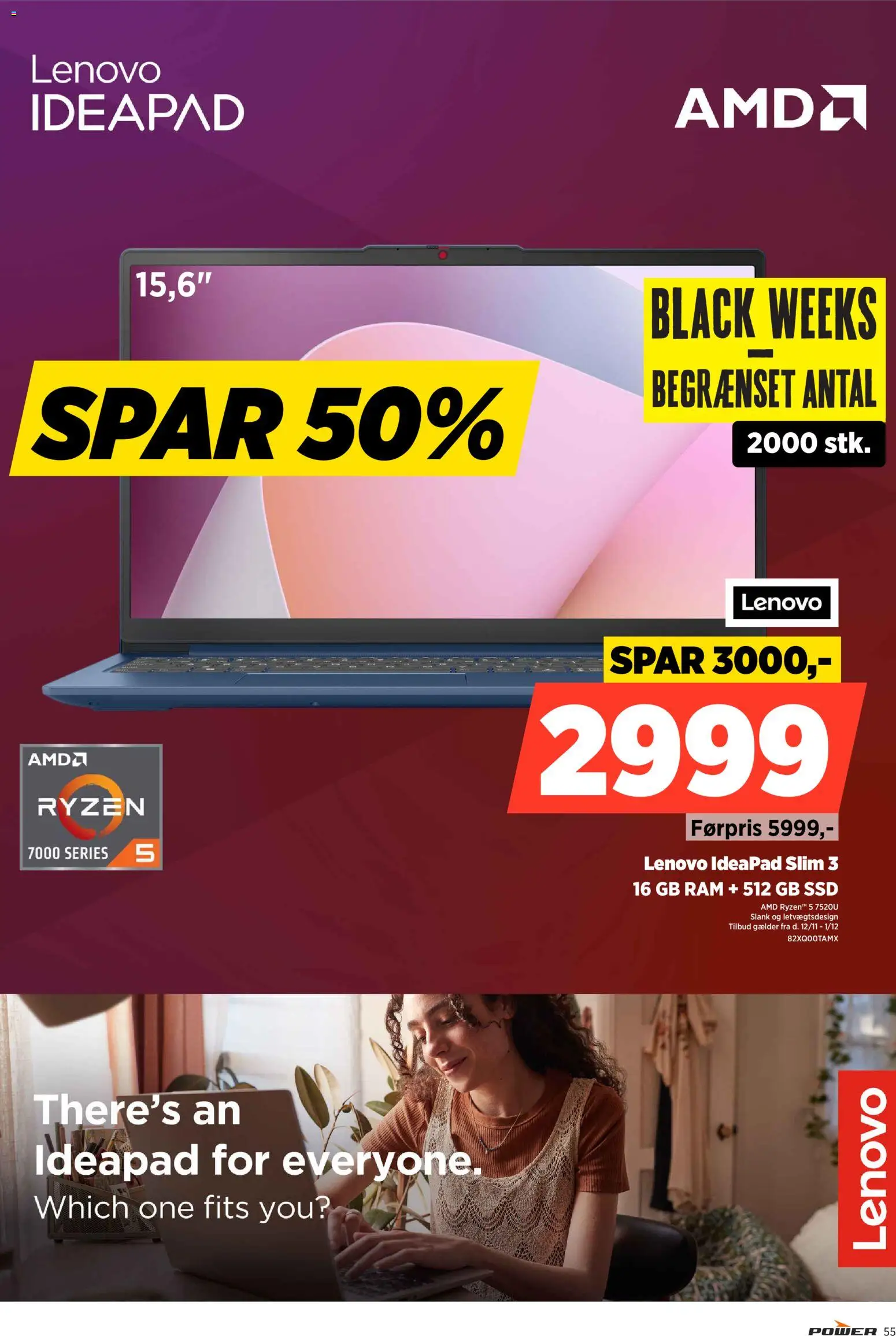 Power tilbudsavis – gyldig fra 12.11.2025 | Side: 55 | Produkter: RAM, SSD