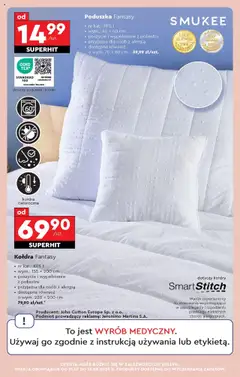 Biedronka gazetka - Oferta W tym tygodniu od 31.07.2025 | Strona: 75 | Produkty: Poduszka, Kołdra