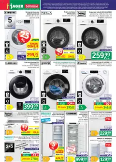 Jager katalog akcije – veljaven od 22.10.2025 | Stran: 13 | Izdelki: Hladilnik, Pralni stroj, Omara, Zamrzovalna omara