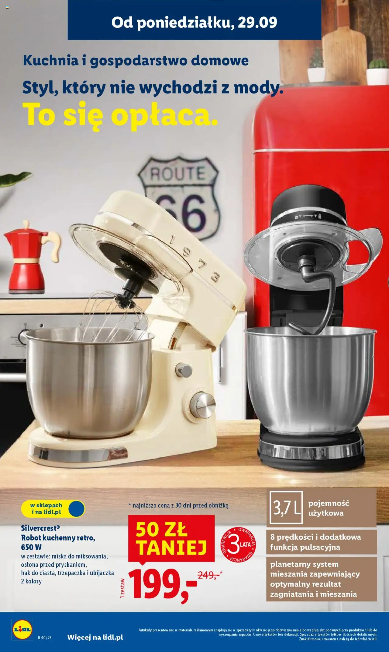 Lidl Gazetka od 29.09.2025 | Strona: 14 | Produkty: Robot kuchenny, Trzepaczka, Robot