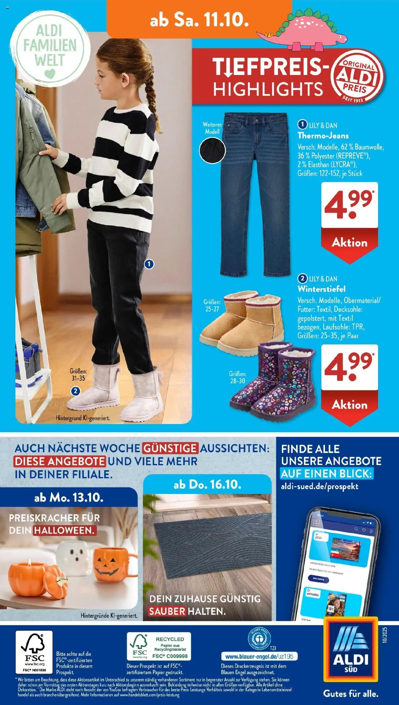 Aldi Süd - Aldi Süd: Wochenangebote – gültig ab 06.10.2025 | Seite: 30 | Produkte: Bekleidung