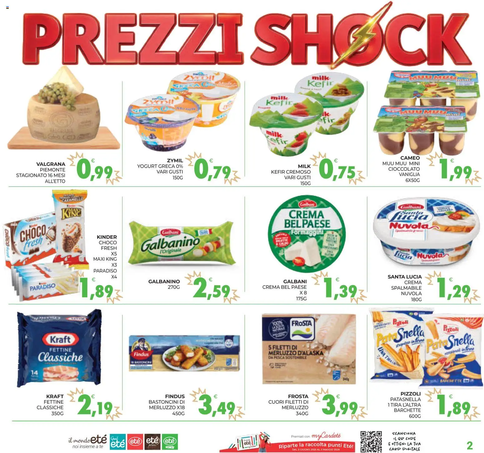 Volantino Eté del 07.04.2026 | Pagina: 2 | Prodotti: Yogurt, Cioccolato, Tè, Merluzzo