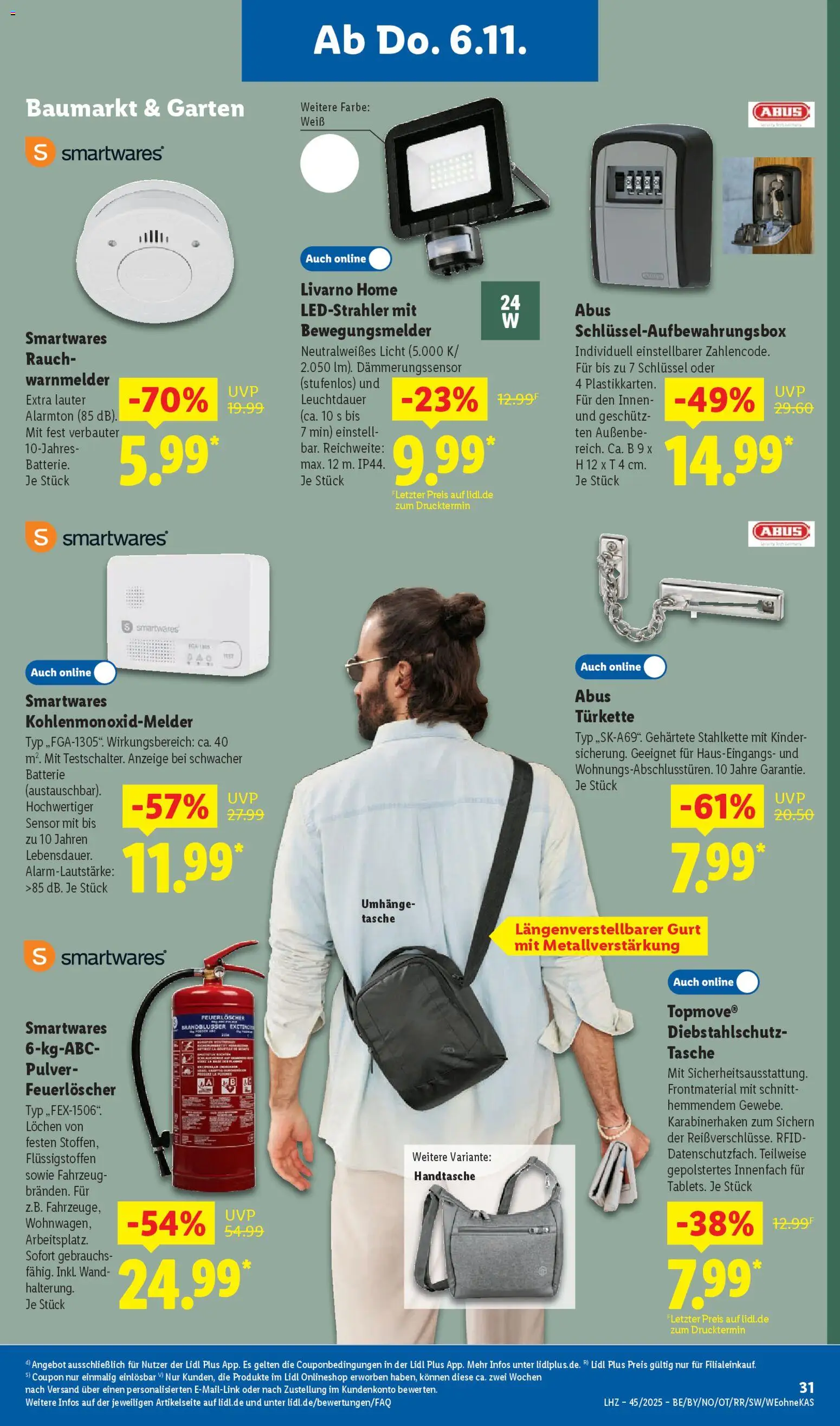Lidl Prospekt Bestwig – gültig ab 03.11.2025 | Seite: 55 | Produkte: Tasche, Batterie, Handtasche