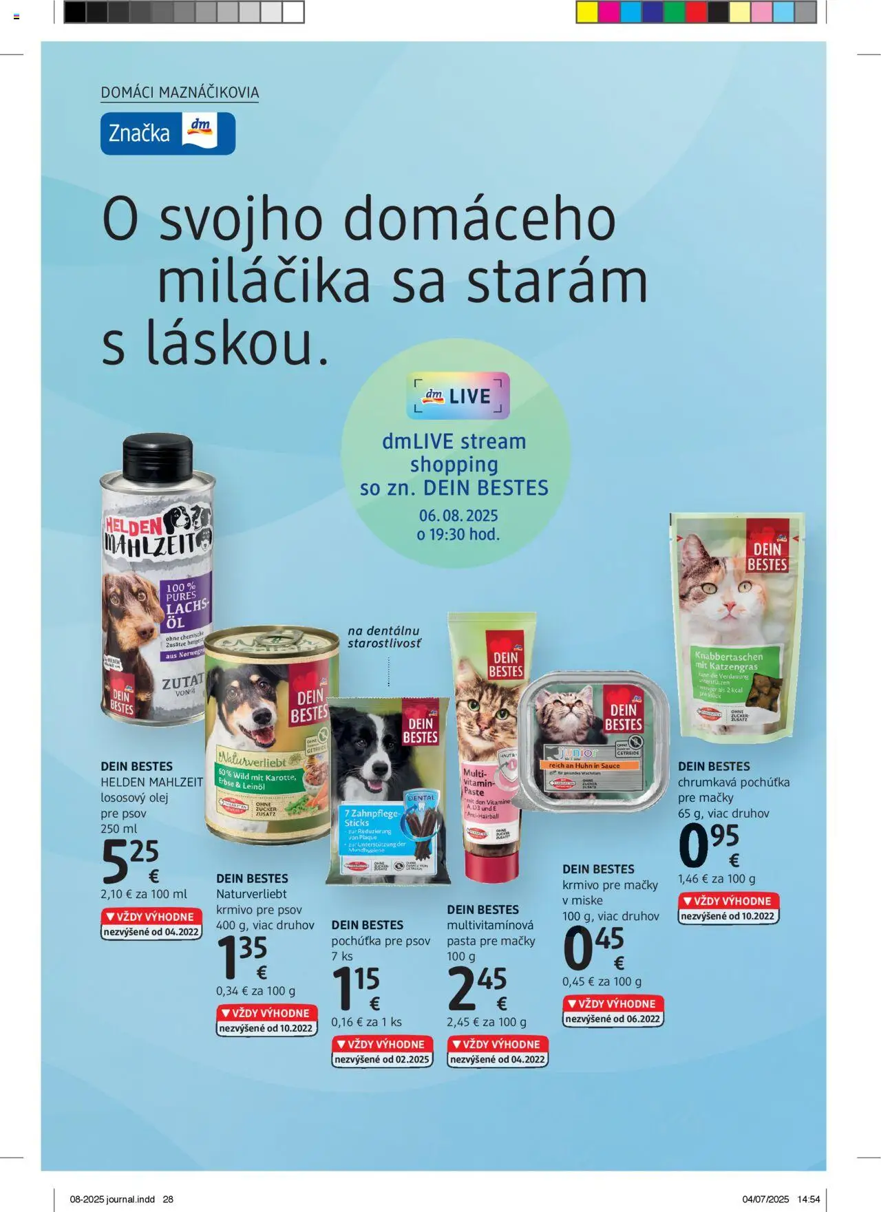 dm drogerie Journal august 2025 │ platný od 01.08.2025 | Strana: 28 | Produkty: Olej