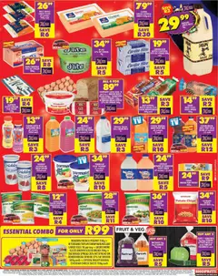 Shoprite specials catalogue – valid from 08.12.2025 | Page: 3 | Products: Yoghurt, Juice, Cucumbers, Máscara de pestañas