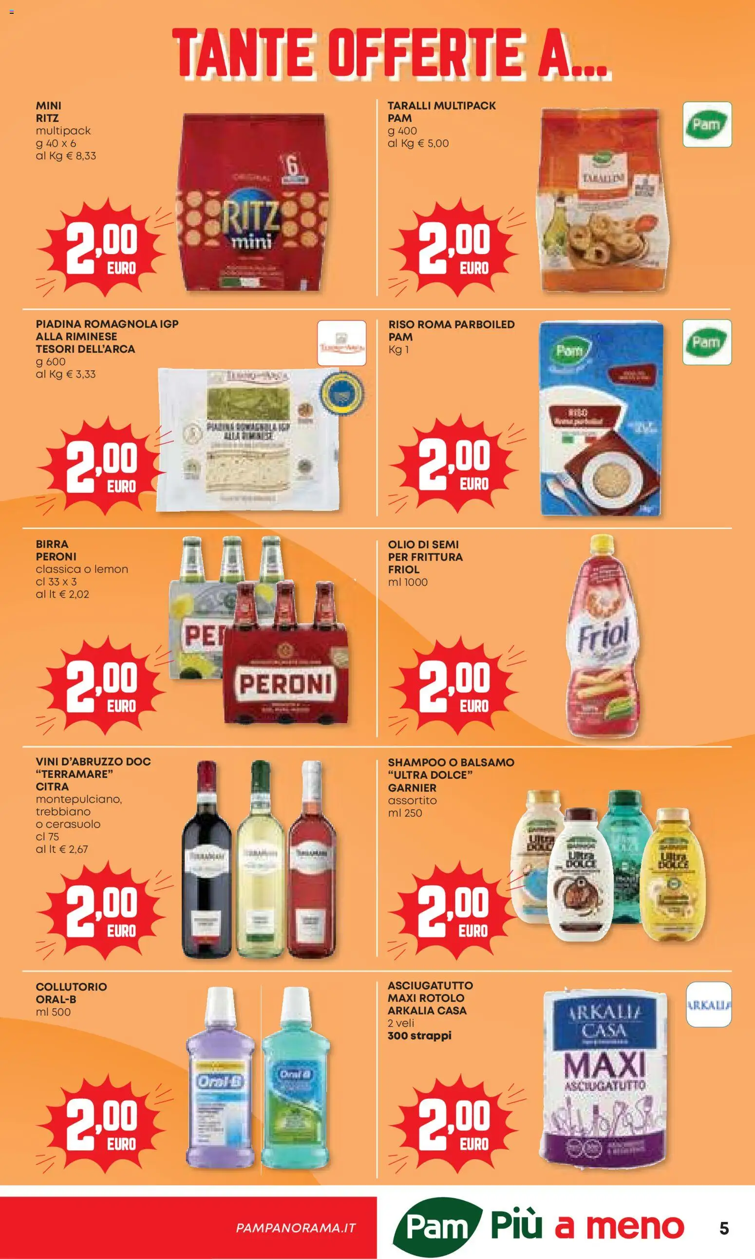 Volantino Panorama del 06.11.2025 | Pagina: 5 | Prodotti: Shampoo, Collutorio, Riso, Piadina