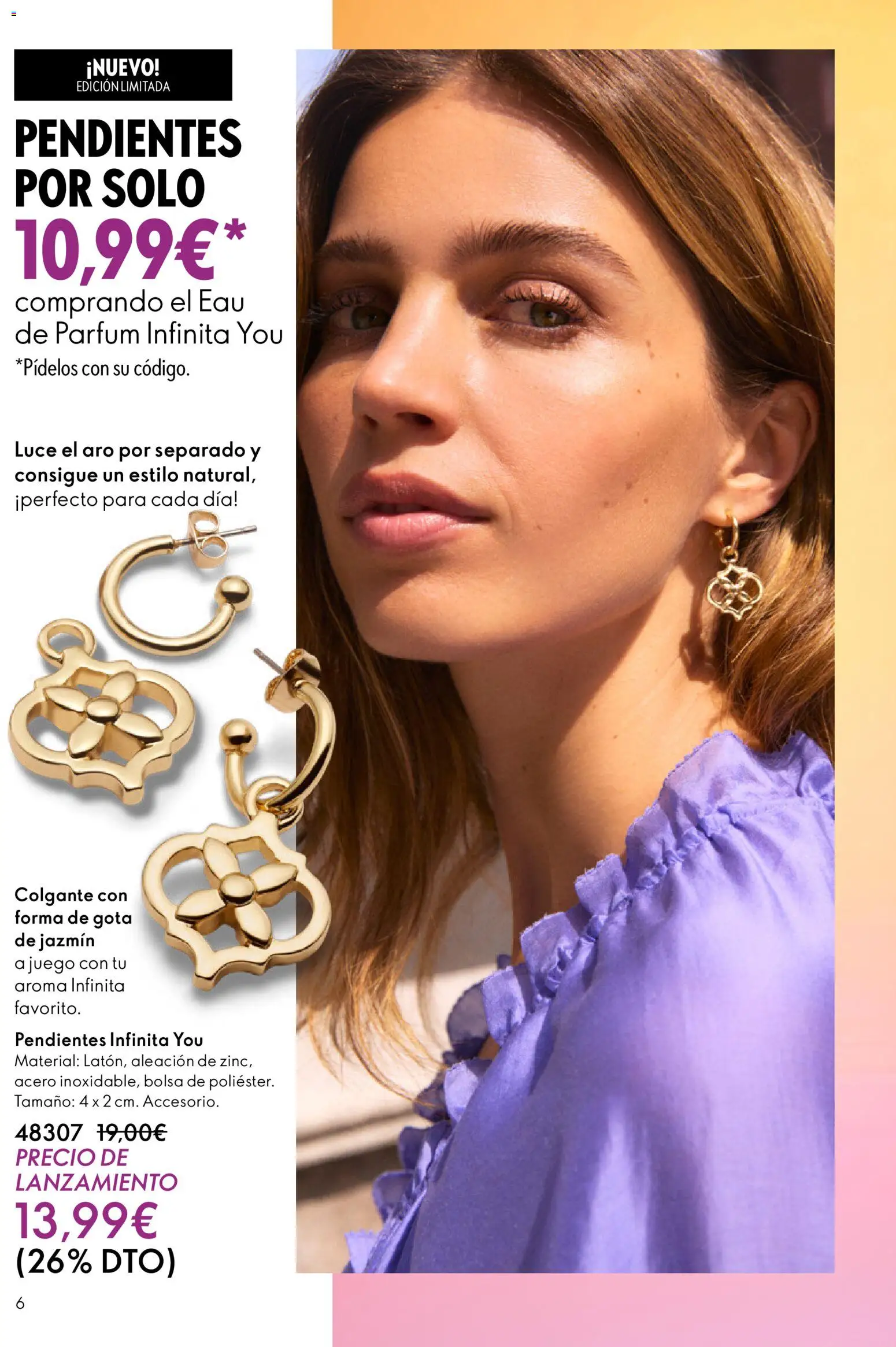 Oriflame - Catálogo Campaña 3 │ válido desde el 18.02.2026 | Página: 6 | Productos: Pendientes, Bolsa, Eau de parfum
