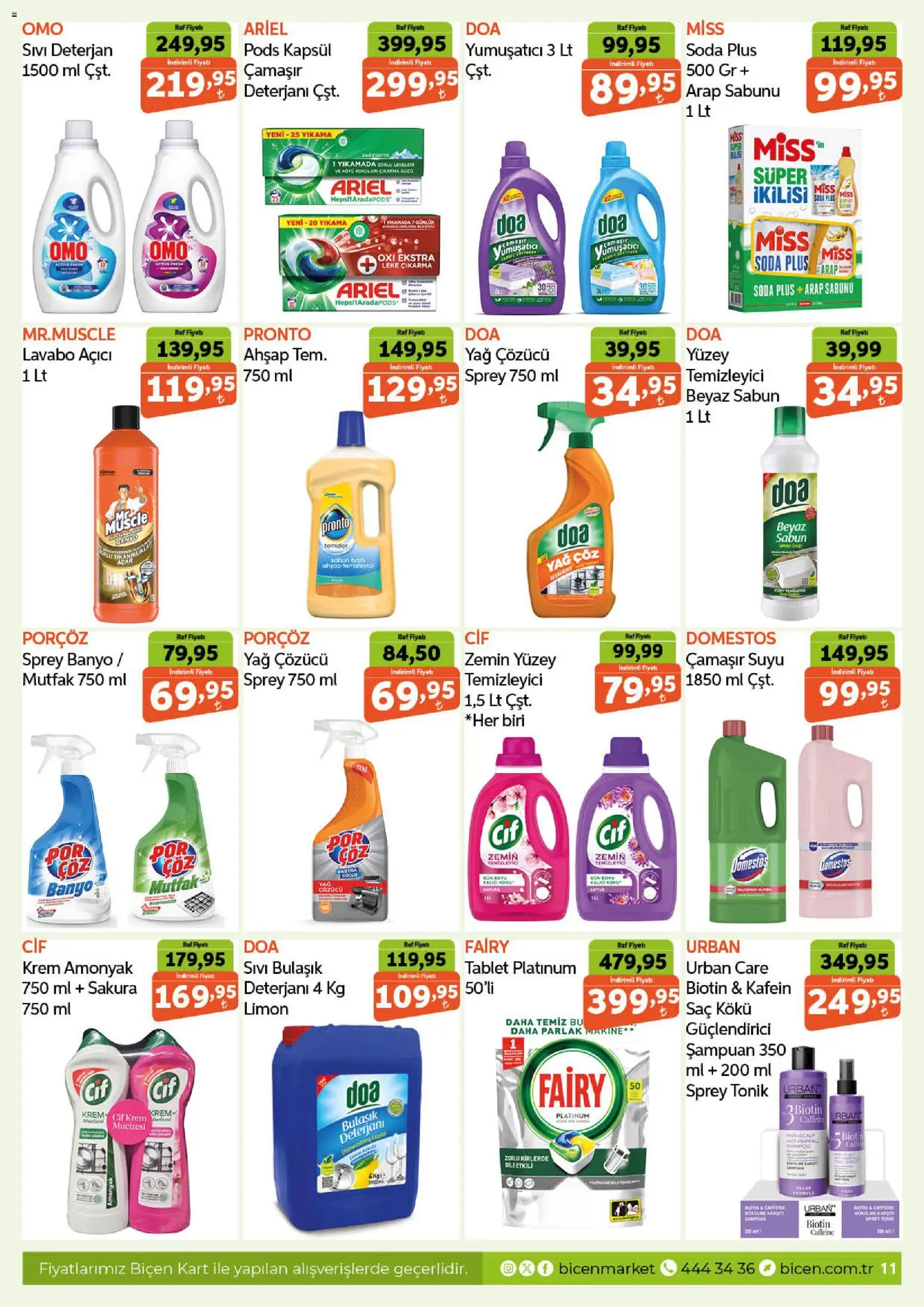Biçen Market Katalog - 03.12.2025 tarihinden itibaren geçerlidir | Sayfa: 11 | Ürünler: Banyo, Şampuan, Koku, Tablet