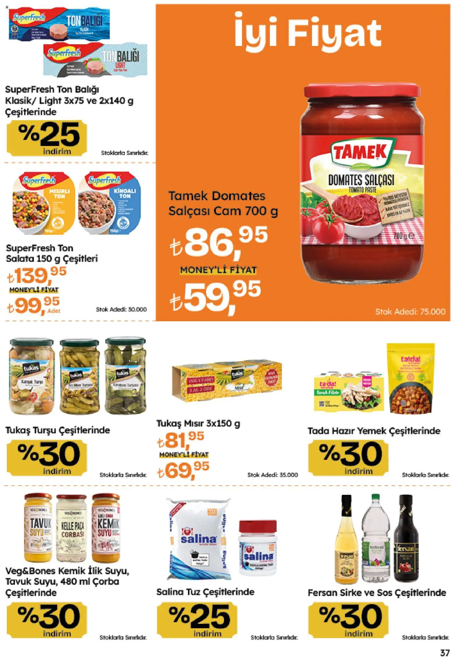 Migros Katalog - Migroskop - 26.03.2026 tarihinden itibaren geçerlidir | Sayfa: 37 | Ürünler: Sos, Tuz, Hazır yemek, Ton balığı