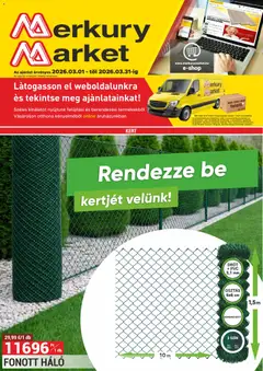 Merkury Market akciós újság - amely érvényes a következő dátumtól: 01.03.2026