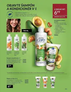 Avon leták platný od 01.11.2025 | Strana: 193 | Produkty: Maslo, Olej, Kondicionér, Avokádo