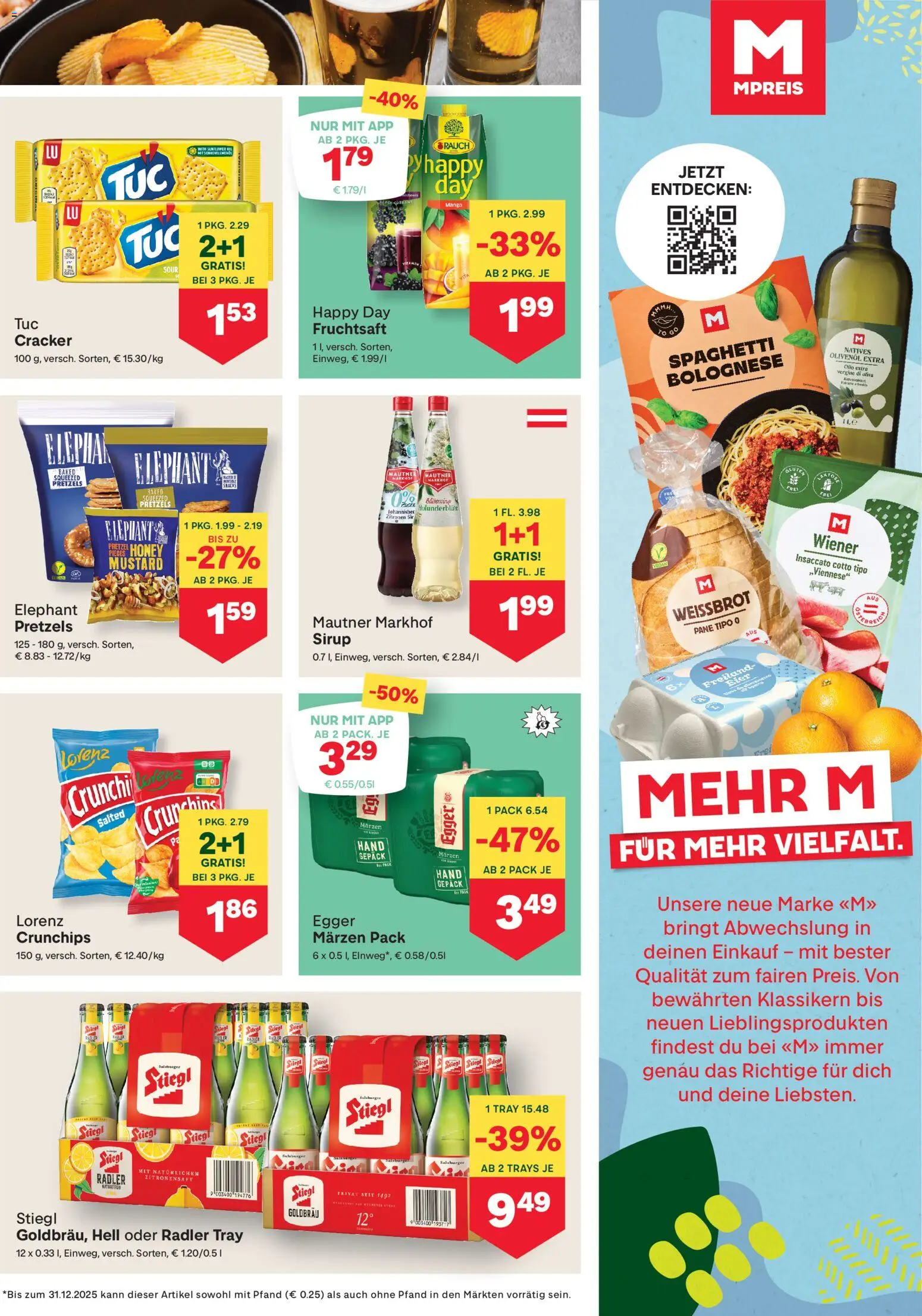 MPREIS Flugblatt gültig ab 06.11.2025 | Seite: 9 | Produkte: Mango, Eier, Hajdina liszt