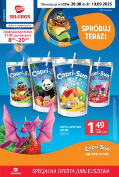 Pogląd oferty "Selgros cash&carry Gazetka - Specjalna oferta jubileuszowa" - ważna od 28.08.2025