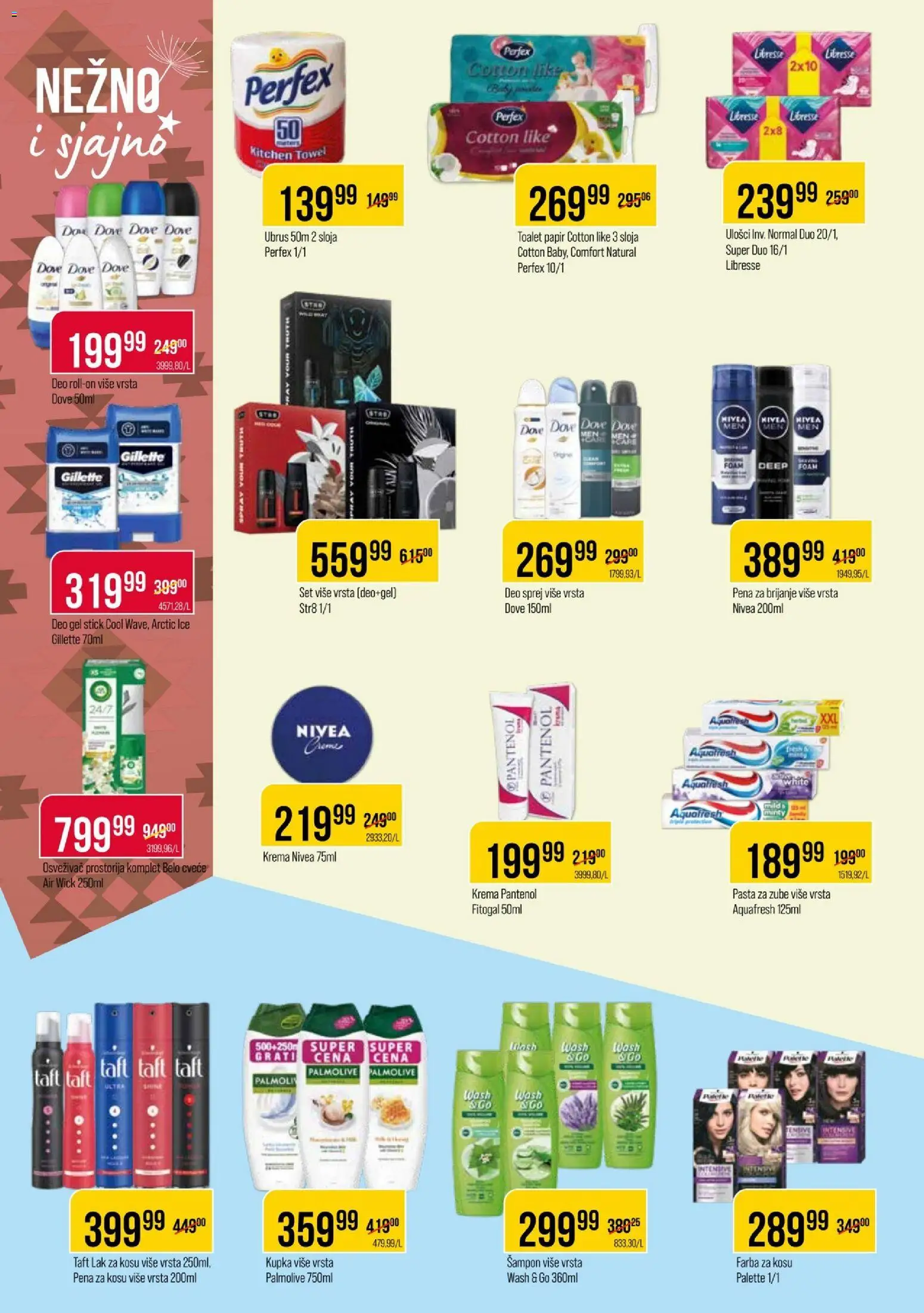 Metalac Proleter katalog - važi od 08.04.2026 | Strana: 10 | Proizvode: Toalet papir, Palmolive, Air wick, Farba za kosu