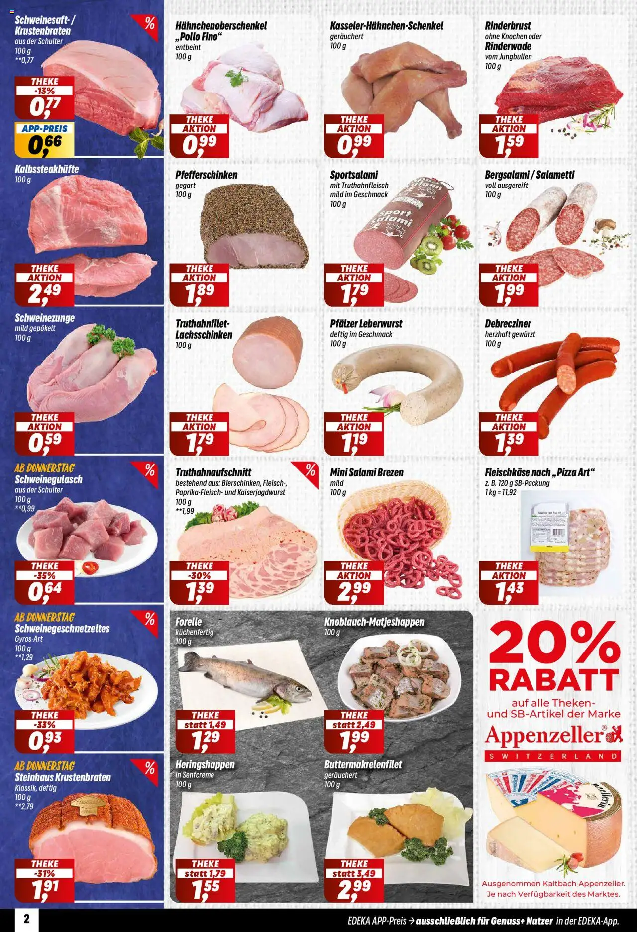 Simmel Prospekt 	 – gültig ab 20.10.2025 | Seite: 2 | Produkte: Schweinegulasch, Theke, Krustenbraten, Salami