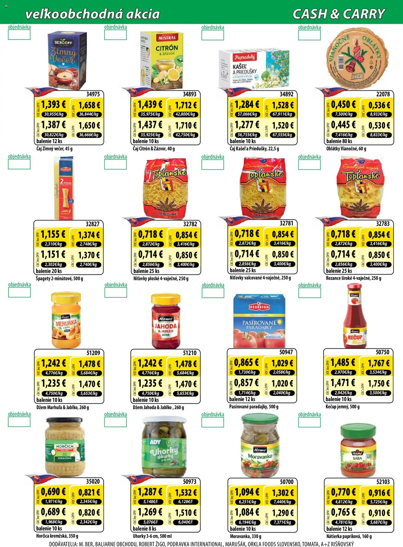 Nové Milk Agro akcie – leták je platný od 03.12.2025 | Strana: 5 | Produkty: Zázvor, Čaj, Uhorky, Špagety