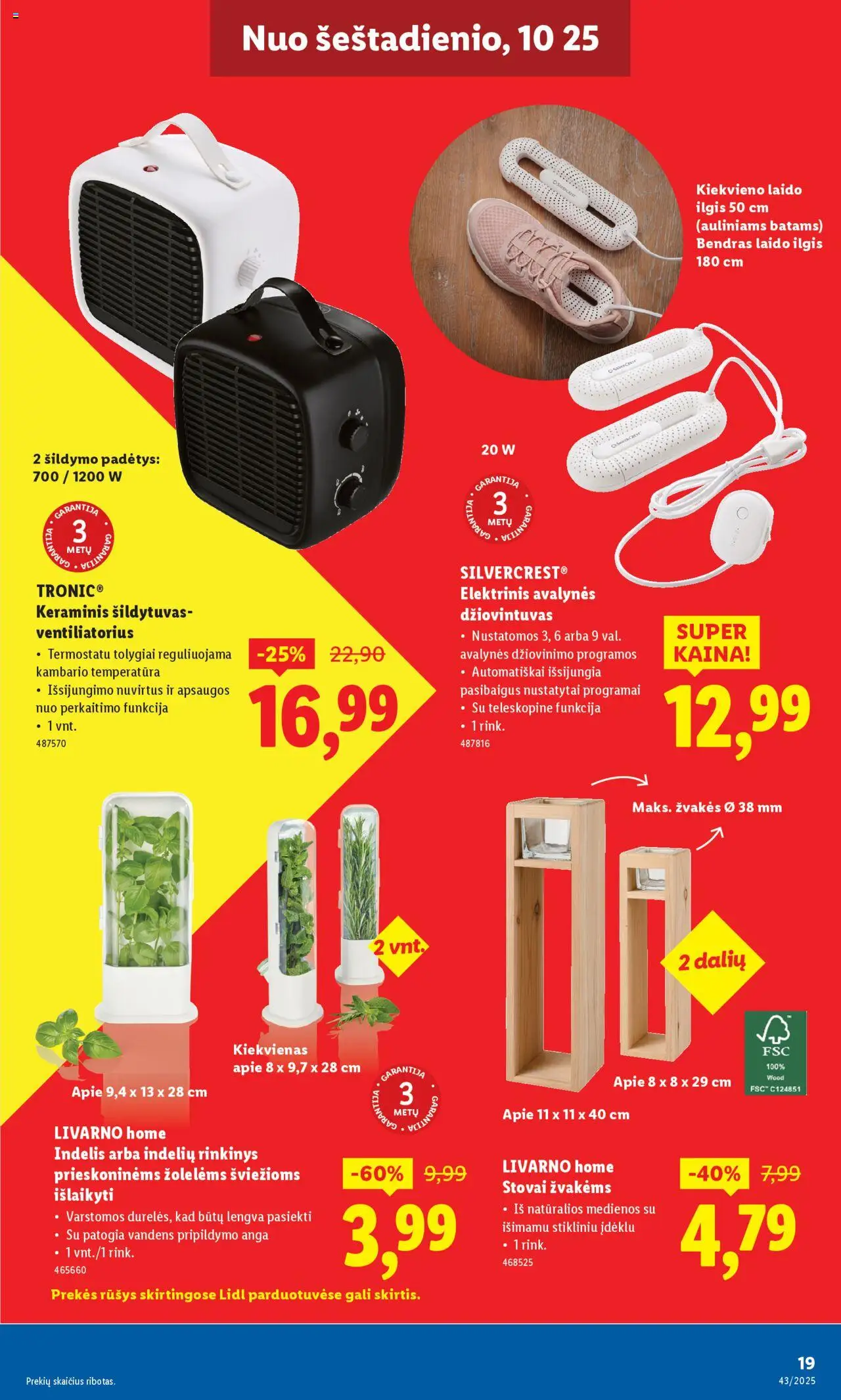 LIDL akcijos nuo 20.10.2025 | Puslapis: 35 | Prekių: Ventiliatorius, Bendras