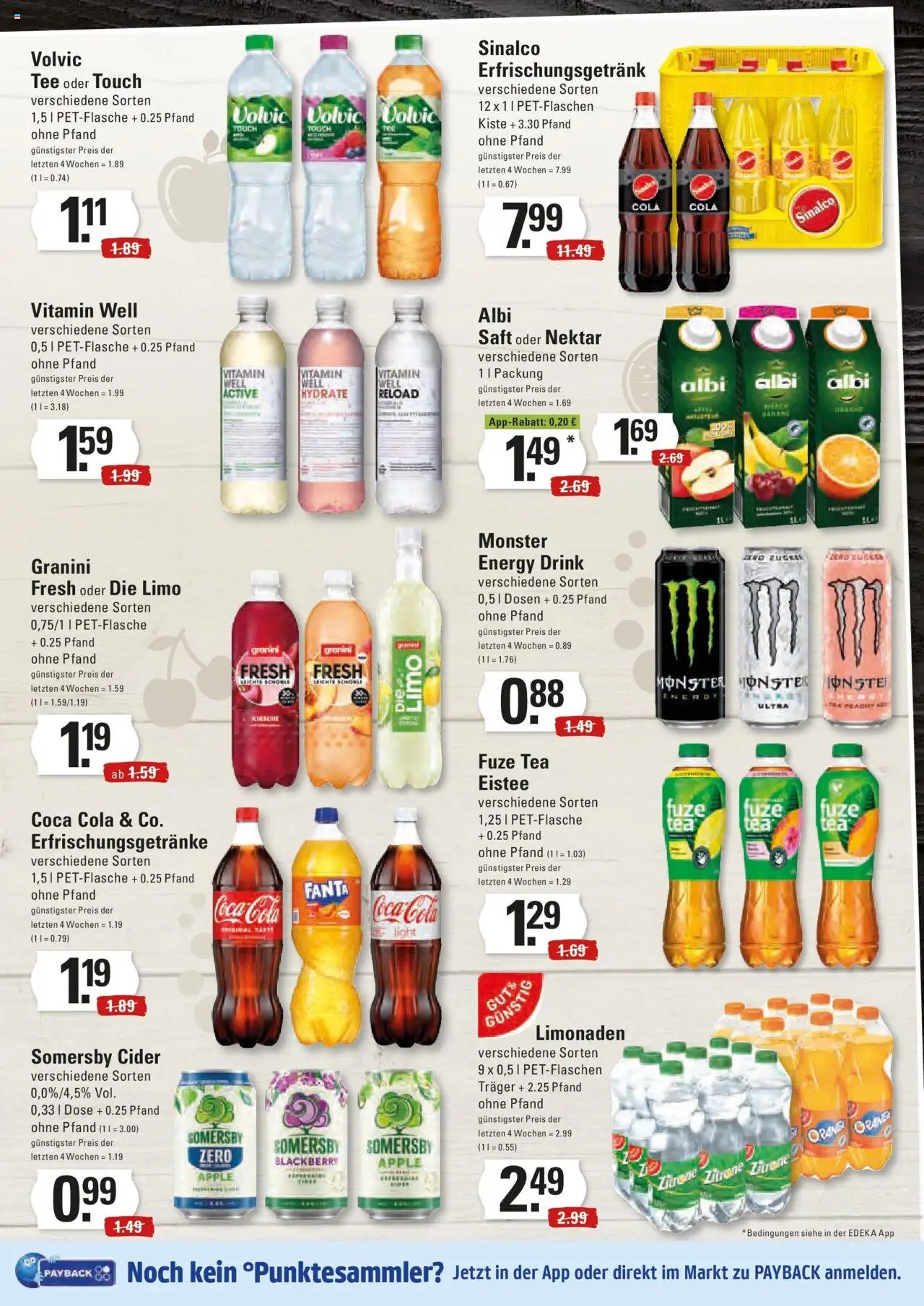 Edeka prospekt Hamburg	 - gültig ab dem 27.07.2025 | Seite: 11 | Produkte: Energy, Apple, Tee, Volvic
