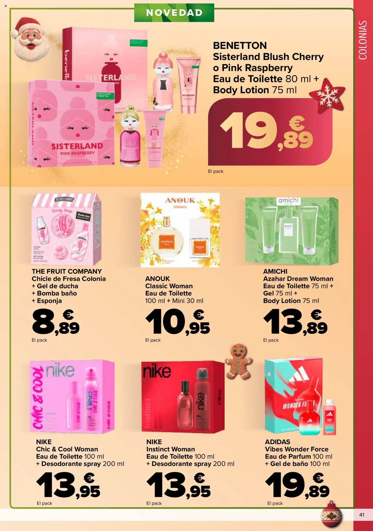 Carrefour folleto │ válido desde el 03.12.2025 | Página: 41 | Productos: Colonia, Desodorante, Gel de baño, Body